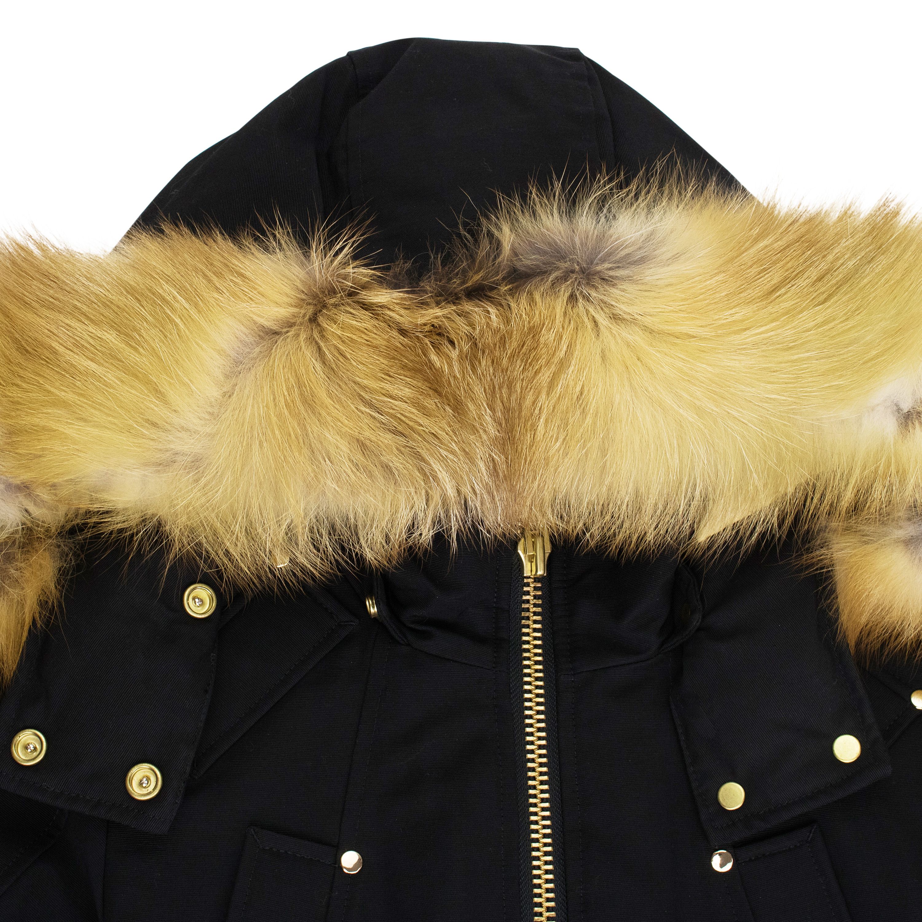 Moose Knuckles Moose Knuckles Black / Gold Sainte Flavie Bomber Jacket SIZE XS Size XS / US 0-2 / IT 36-38 - 3 Thumbnail