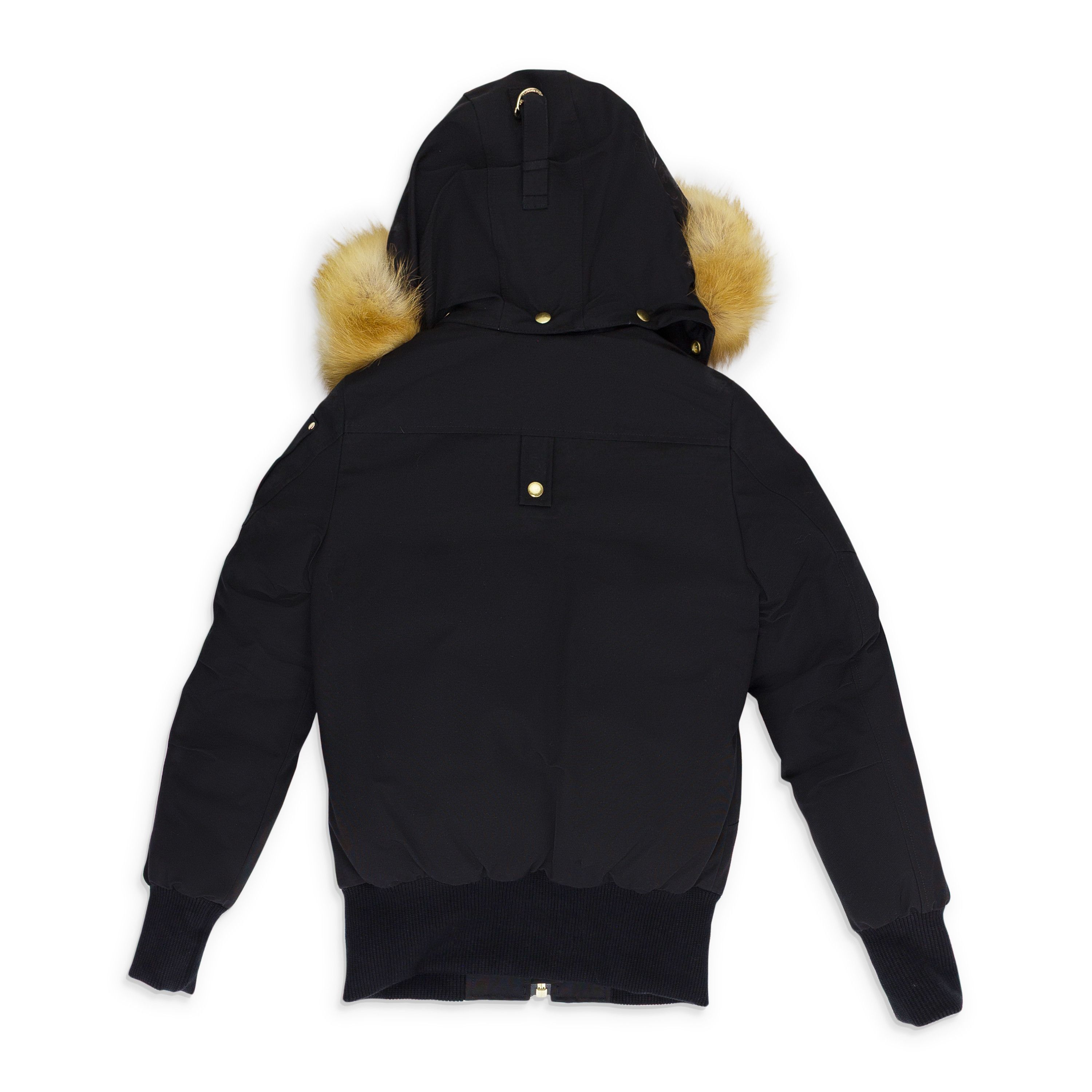 Moose Knuckles Moose Knuckles Black / Gold Sainte Flavie Bomber Jacket SIZE XS Size XS / US 0-2 / IT 36-38 - 2 Thumbnail