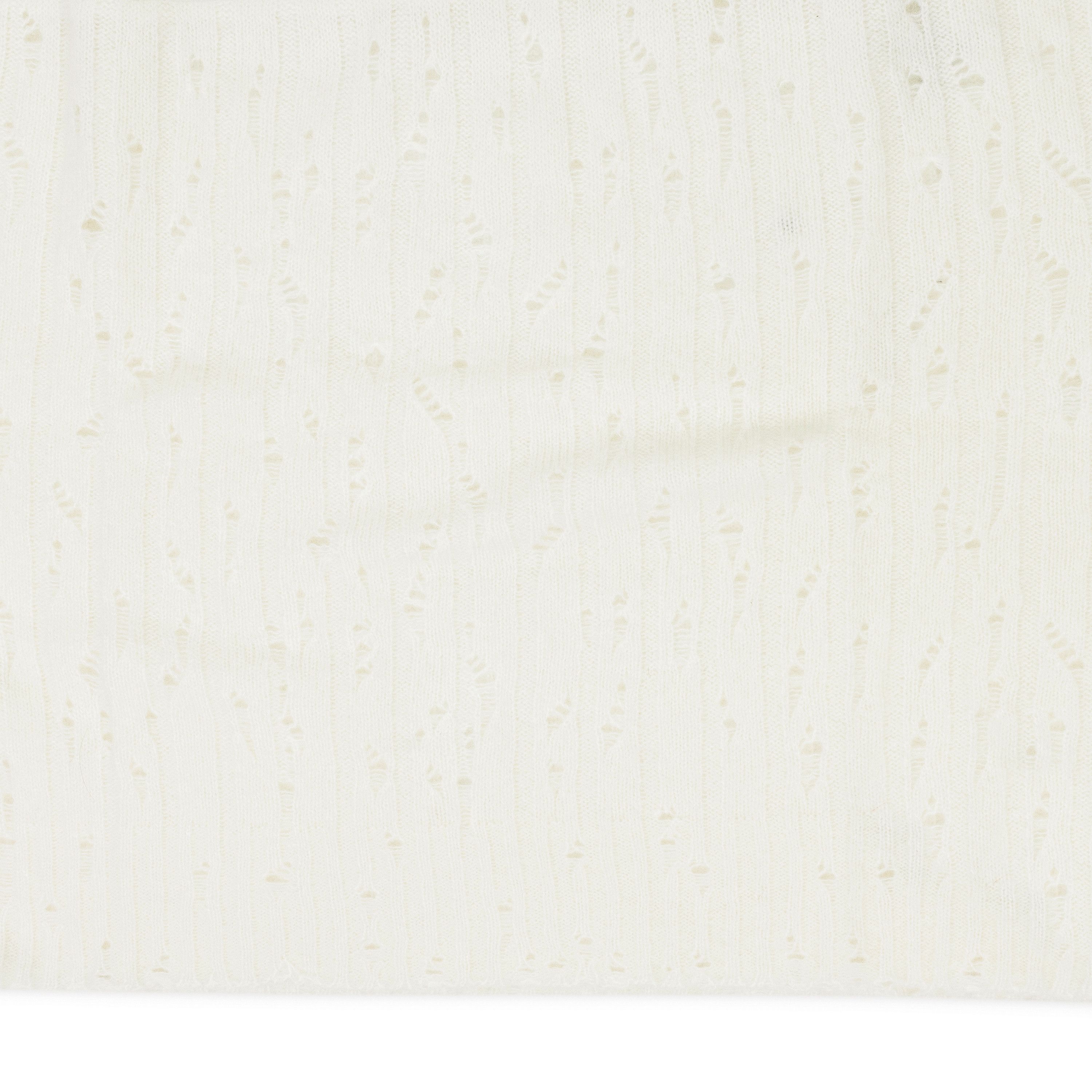 Amiri Amiri Cream Drop Needle Crewneck SIZE L Size L / US 10 / IT 46 - 4 Thumbnail