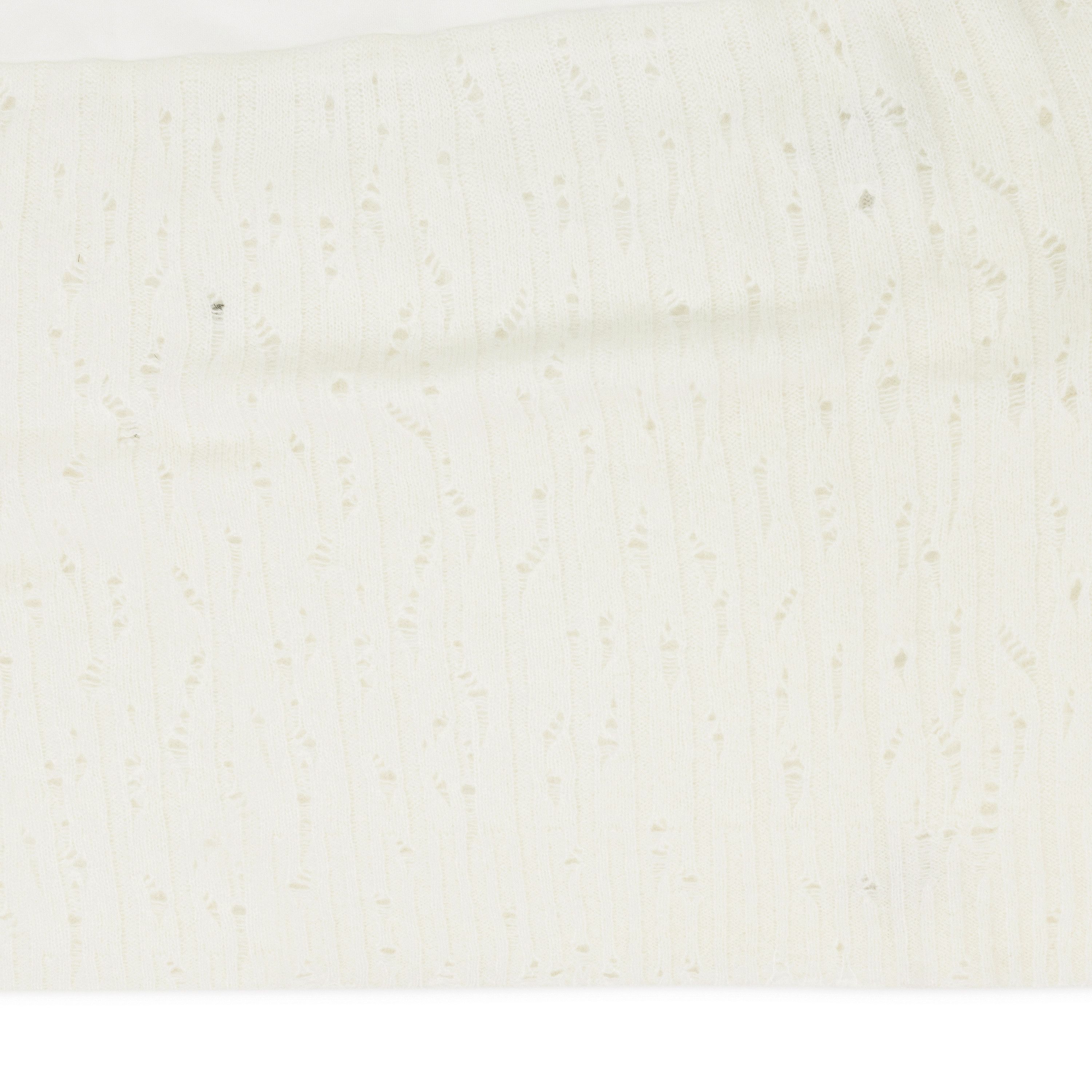 Amiri Amiri Cream Drop Needle Crewneck SIZE L Size L / US 10 / IT 46 - 5 Thumbnail