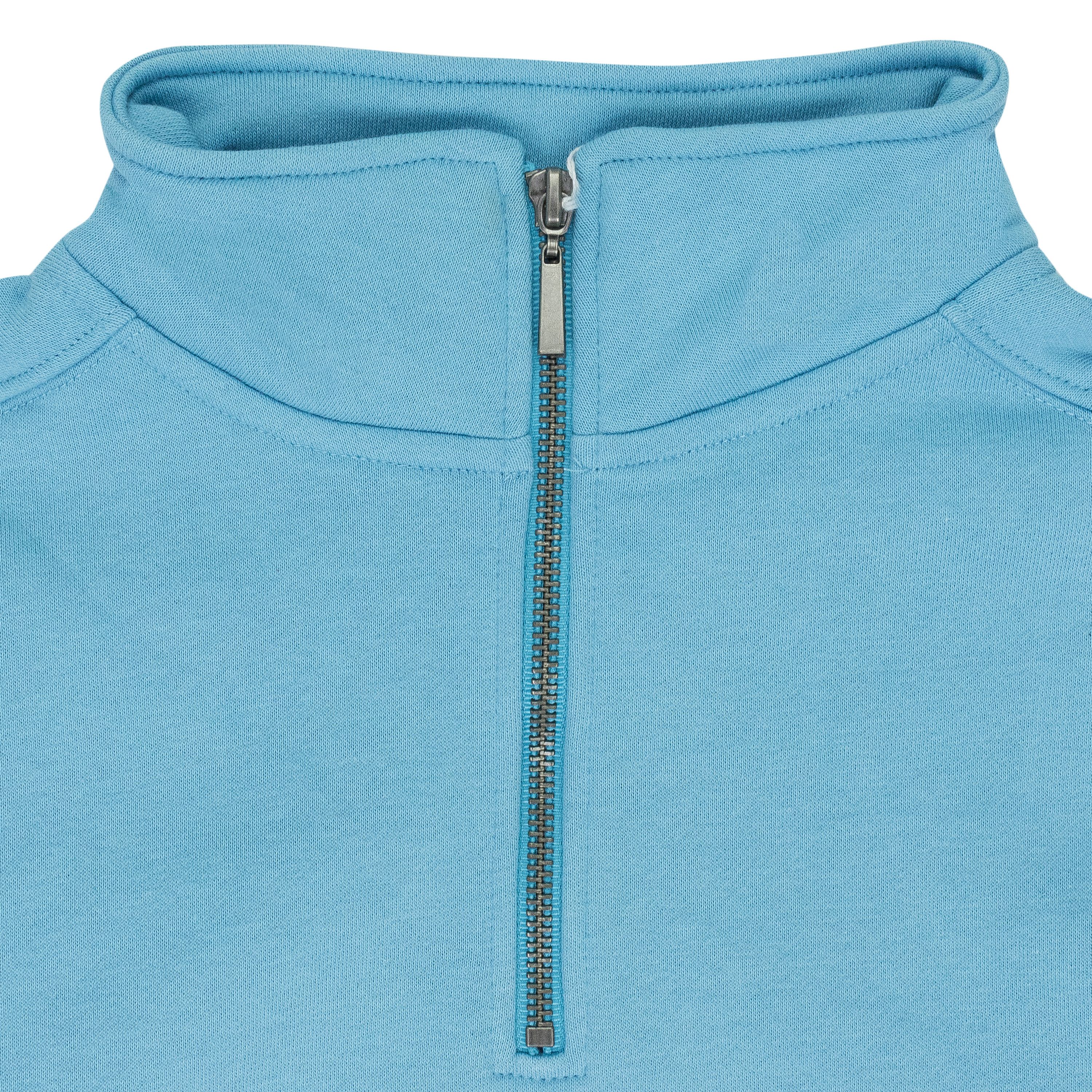 Sinclair Global Sinclair Global BABY BLUE QUARTER ZIP SWEATER SIZE XS Size US XS / EU 42 / 0 - 3 Thumbnail