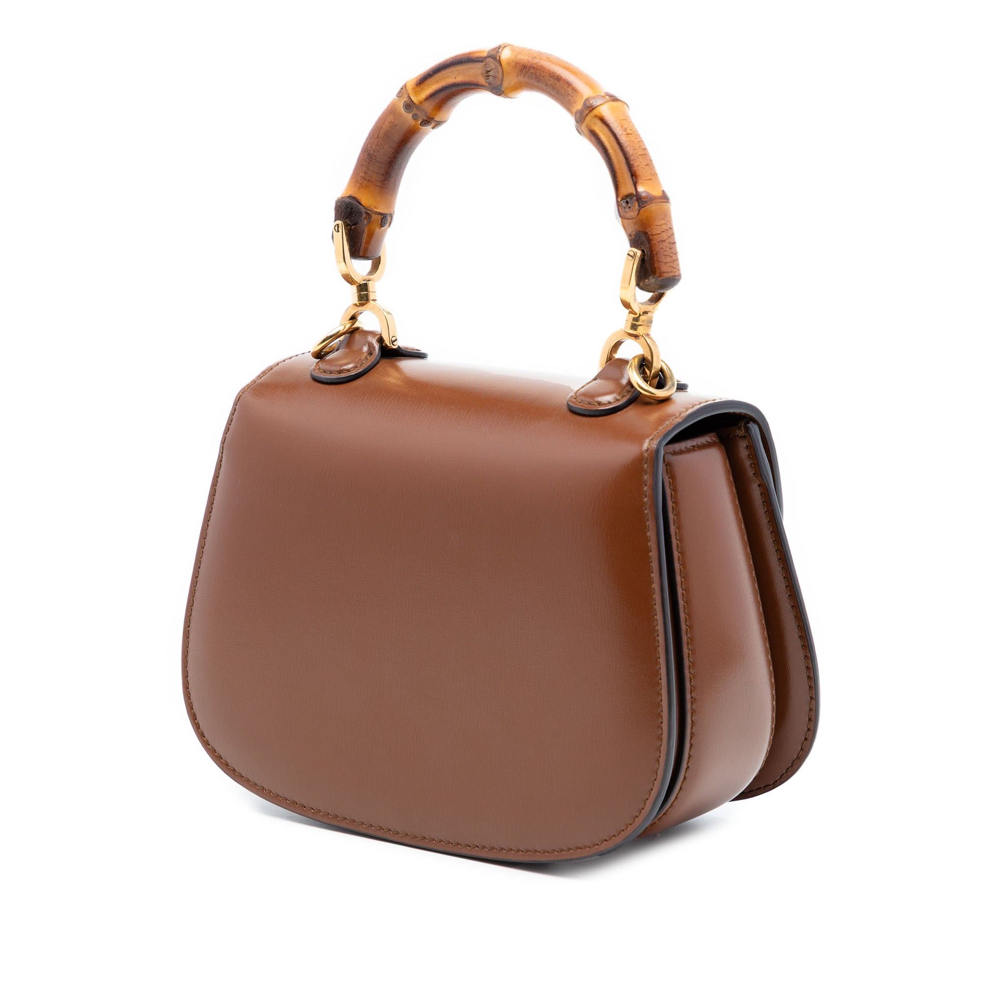 Gucci Mini Calfskin 1947 Bamboo Top Handle Bag Size ONE SIZE - 2 Thumbnail