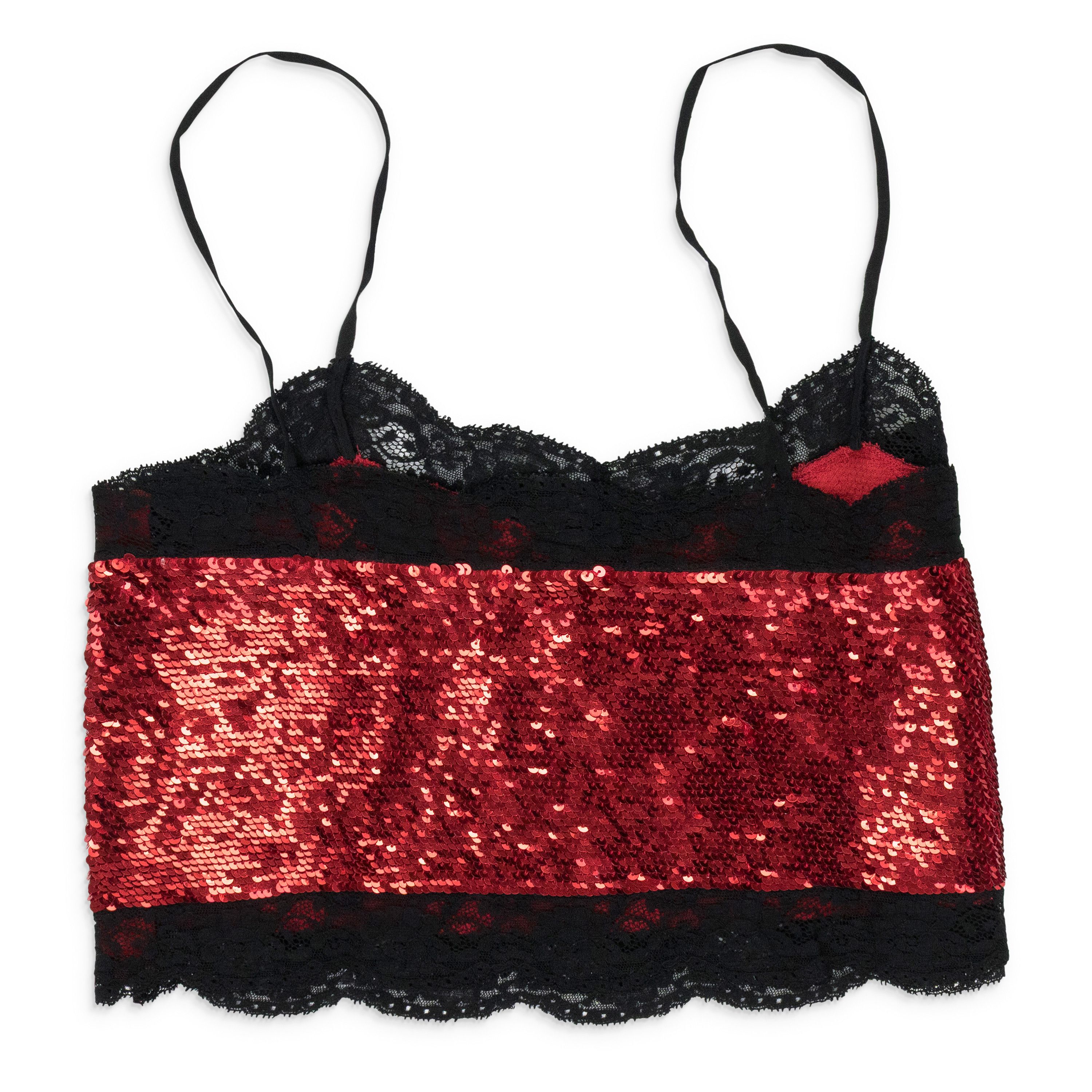 ASHISH Ashish RED SEQUIN TANK TOP SIZE XS Size XS / US 0-2 / IT 36-38 - 2 Thumbnail