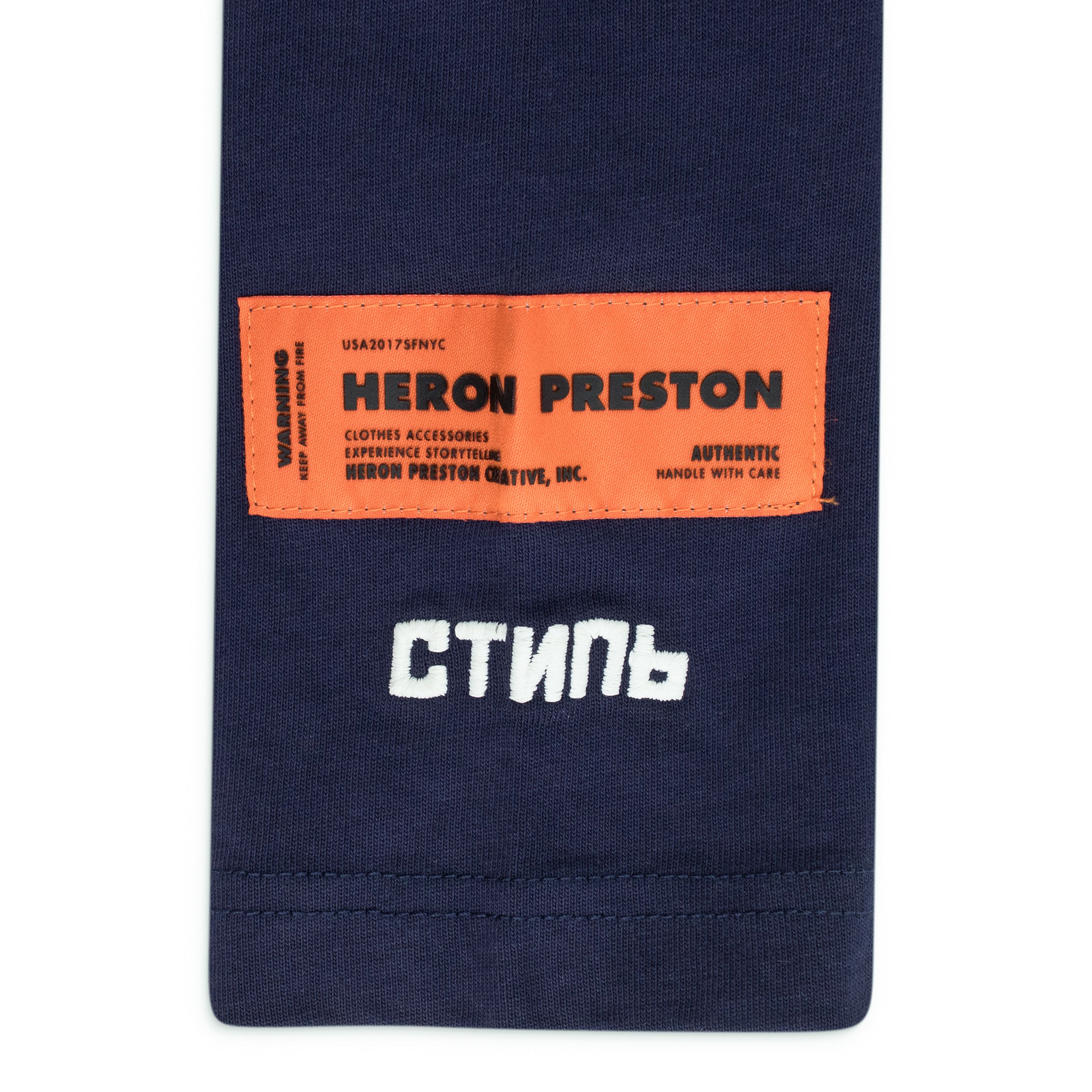 Heron Preston Heron Preston Blue Cropped Logo Turtleneck SIZE S Size S / US 4 / IT 40 - 5 Thumbnail