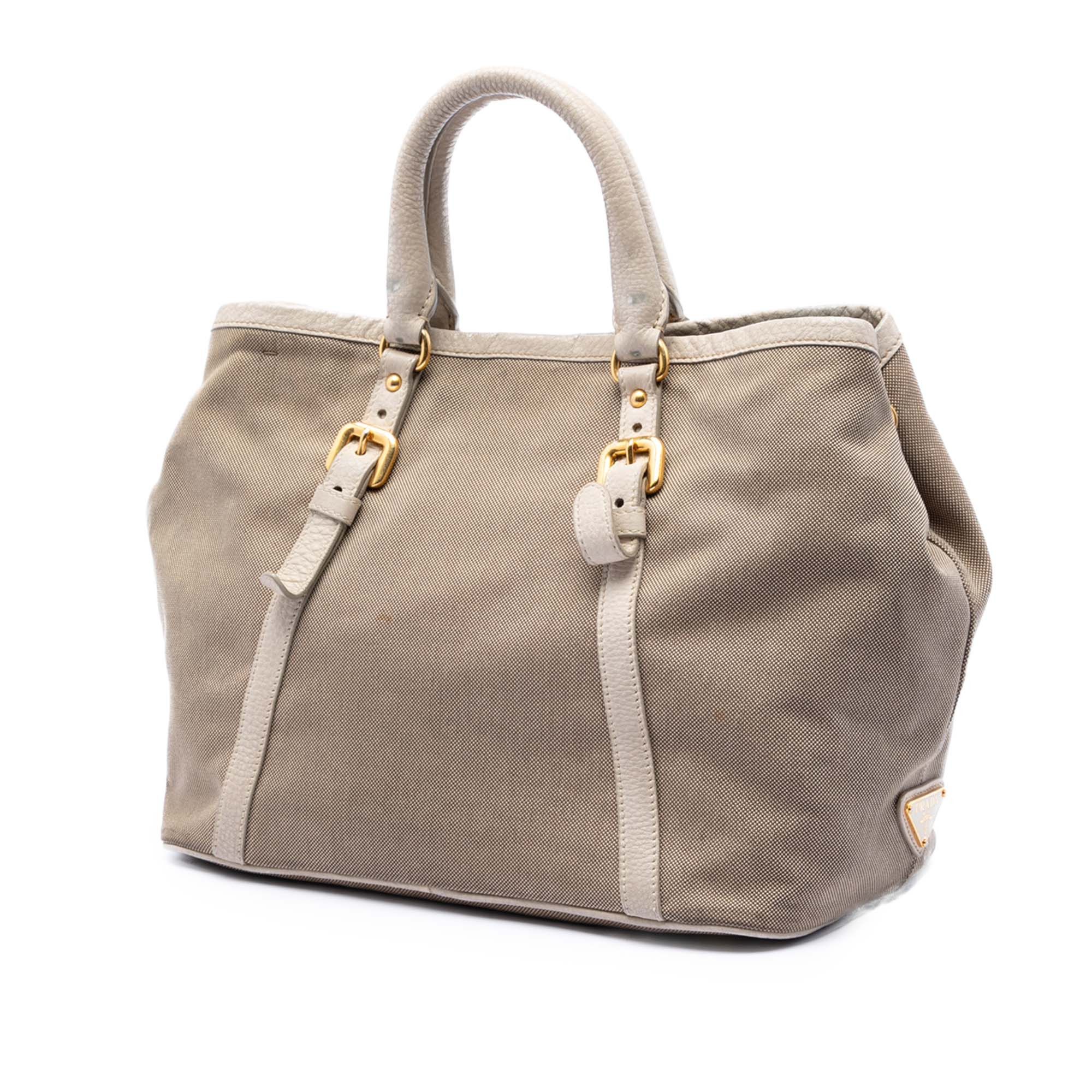 Prada Canvas Canapa Logo Satchel Size ONE SIZE - 2 Thumbnail