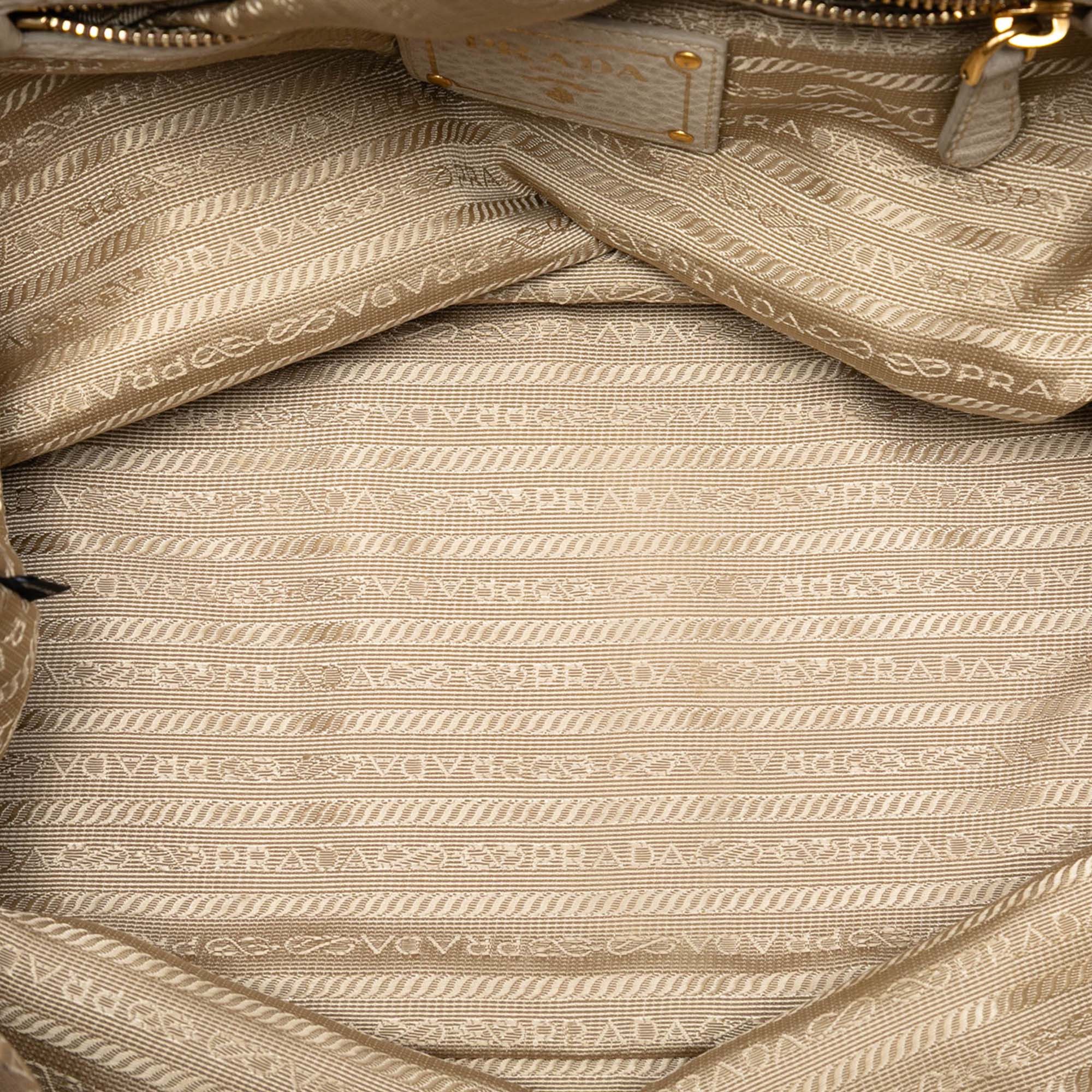 Prada Canvas Canapa Logo Satchel Size ONE SIZE - 4 Thumbnail