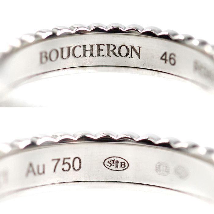 Other Boucheron Boucheron Quatre Radiant Half Pave Au750 White Gold Diamond Ring Size 6 Precious Metal Ring JAL00294 DUTY FREE for USA Size ONE SIZE - 5 Thumbnail
