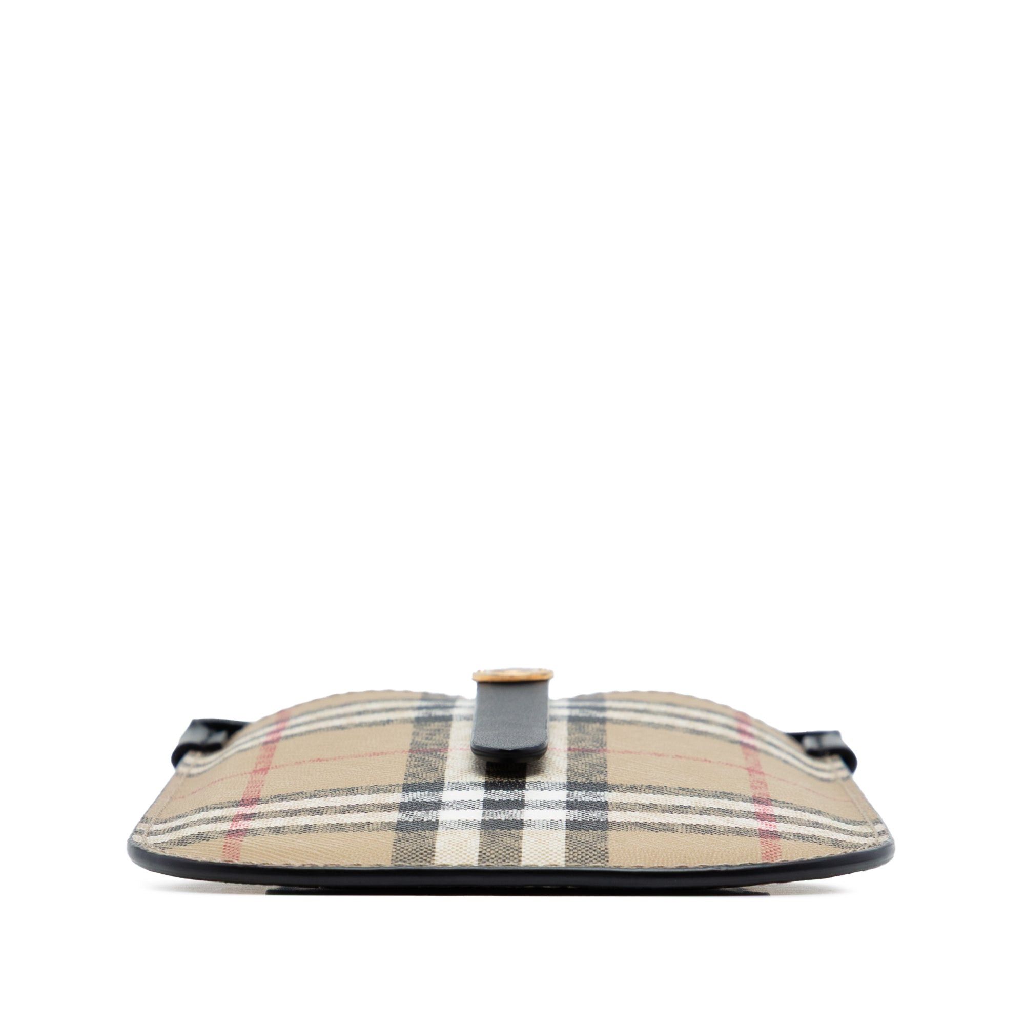 Burberry House Check Coated Canvas Anne Phone Holder Crossbody Size ONE SIZE - 3 Thumbnail