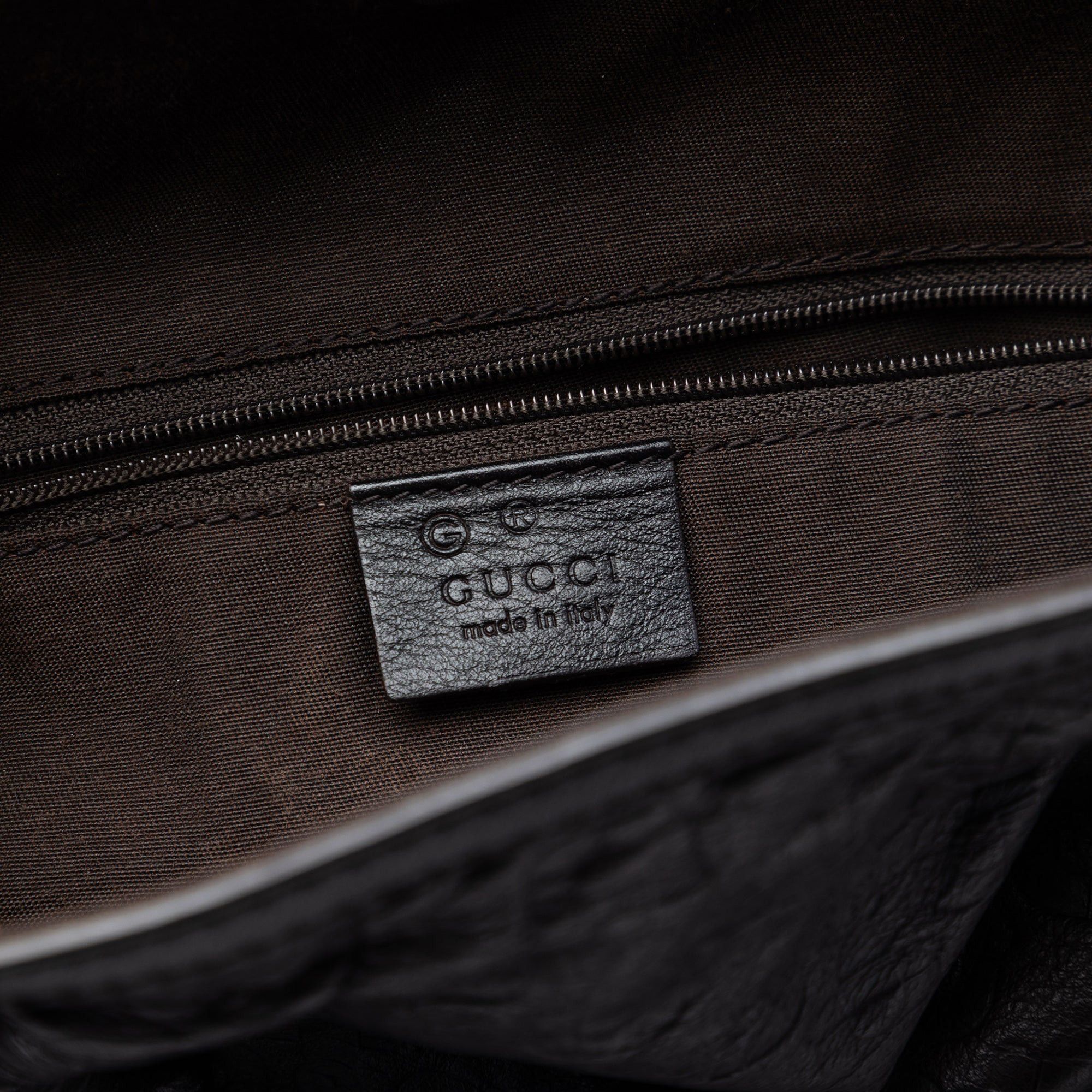 Gucci Embossed Leather Horsebit Full Moon Tote Size ONE SIZE - 6 Thumbnail