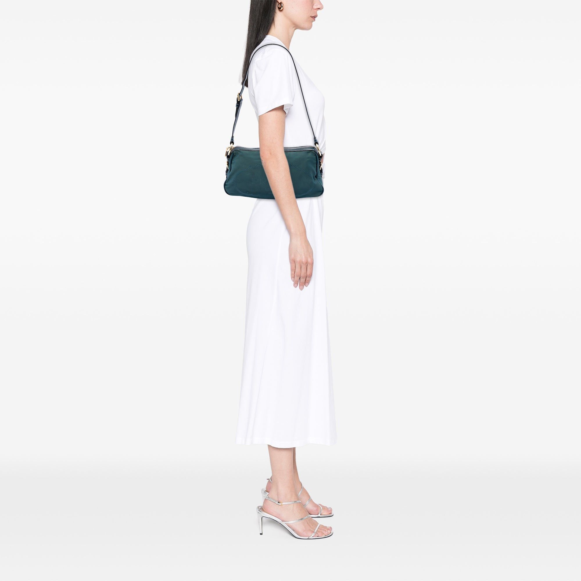 Prada Tessuto Canapa Logo Shoulder Bag Size ONE SIZE - 6 Thumbnail