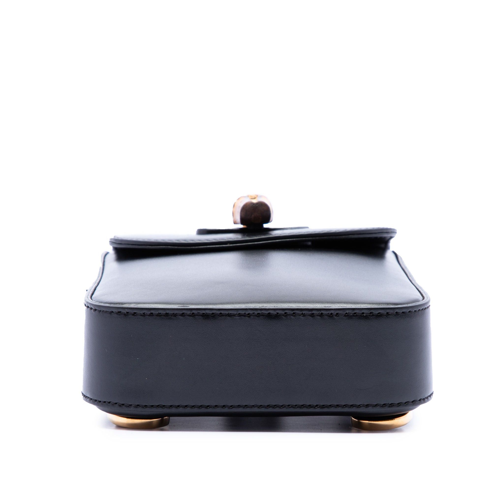 Gucci Mini Calfskin Bamboo Top Handle Bag Size ONE SIZE - 3 Thumbnail