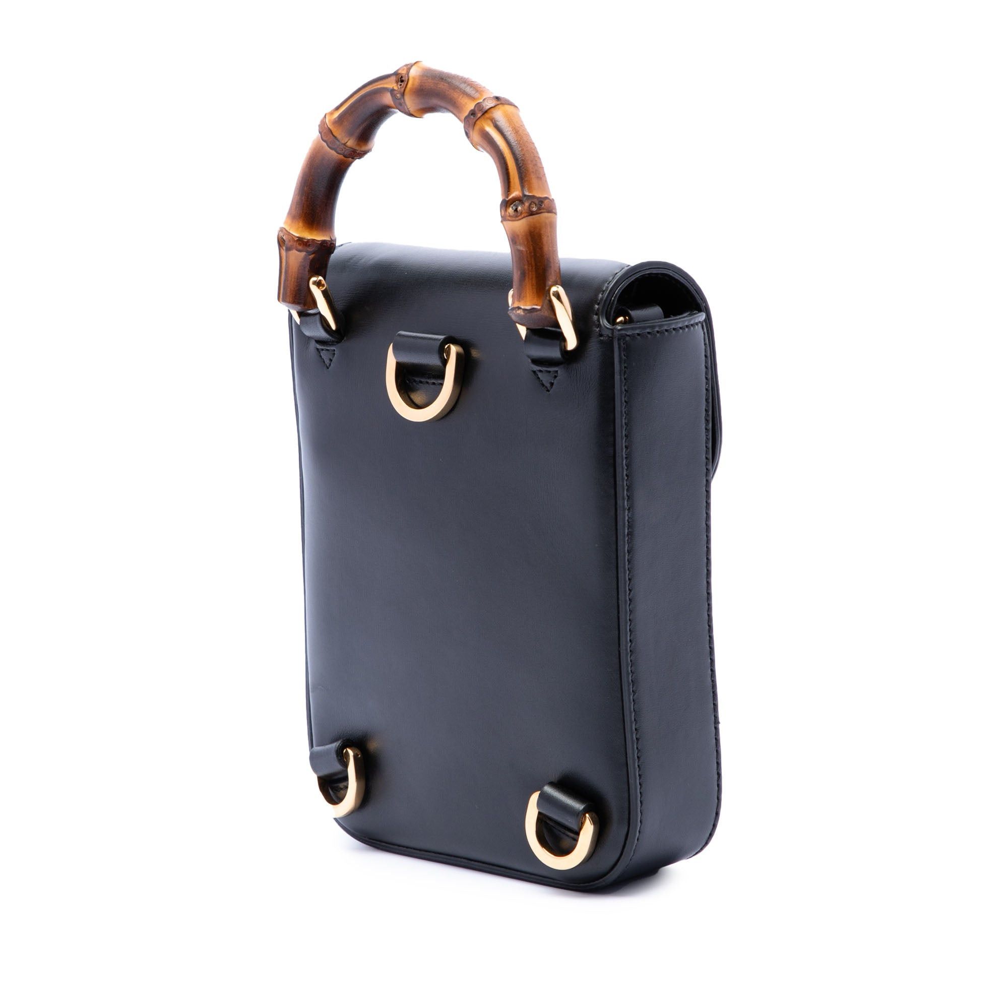 Gucci Mini Calfskin Bamboo Top Handle Bag Size ONE SIZE - 2 Thumbnail