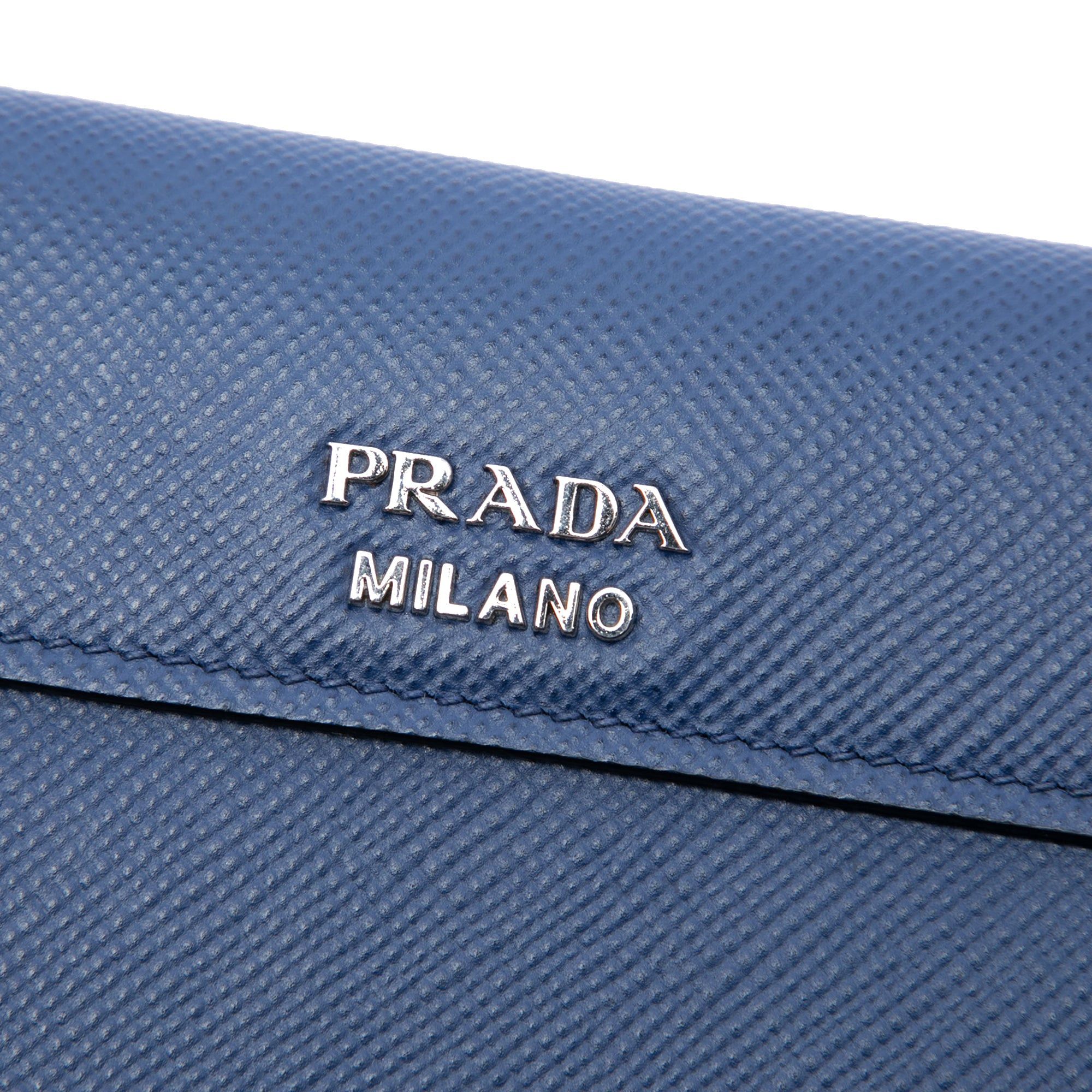 Prada Saffiano Cuir Twist Lock Chain Flap Size ONE SIZE - 5 Thumbnail