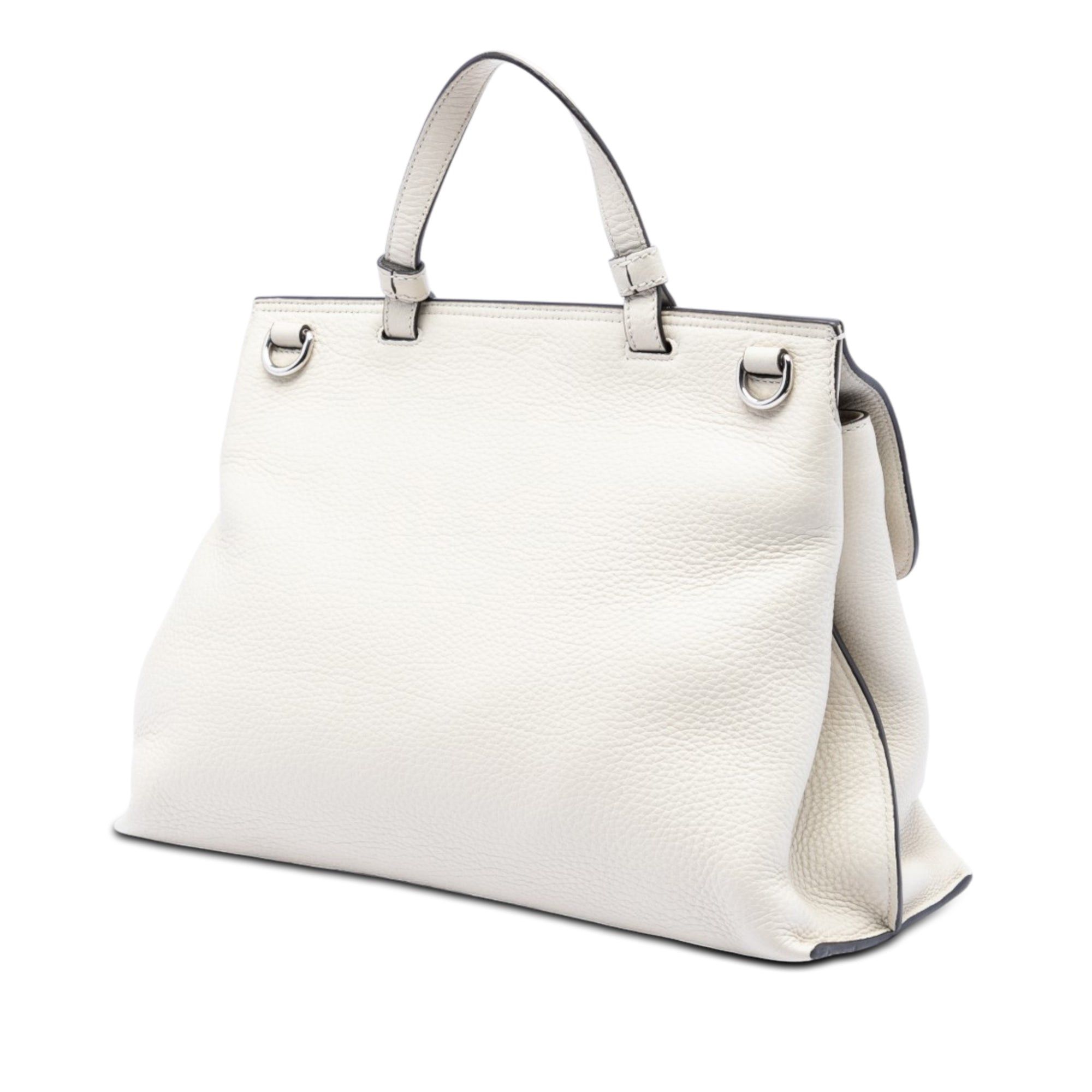 Gucci Medium Leather Bamboo Daily Satchel Size ONE SIZE - 2 Thumbnail