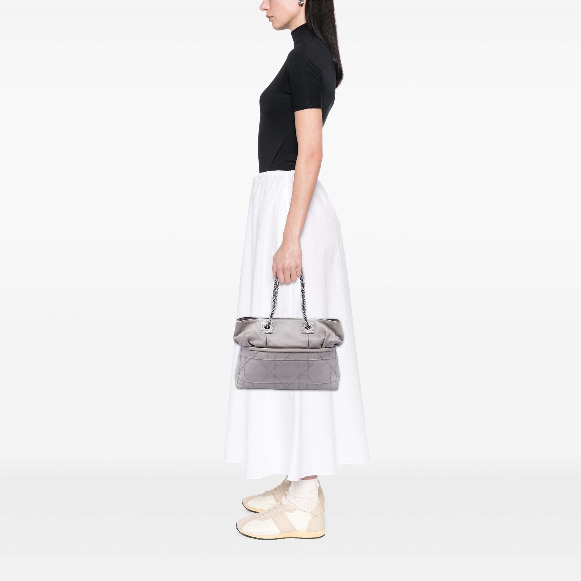 Dior Lambskin Cannage Granville Chain Tote Size ONE SIZE - 7 Thumbnail
