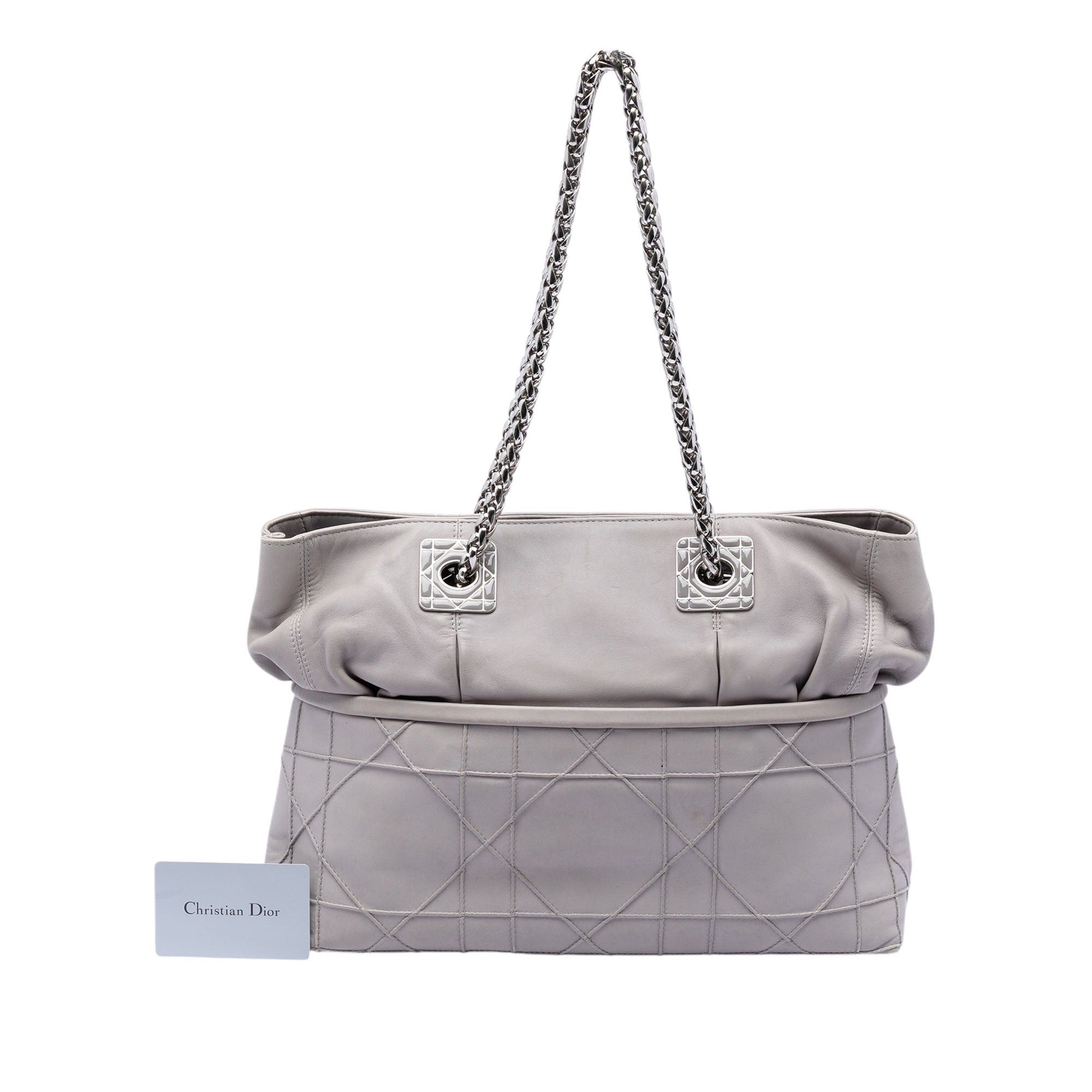 Dior Lambskin Cannage Granville Chain Tote Size ONE SIZE - 8 Thumbnail