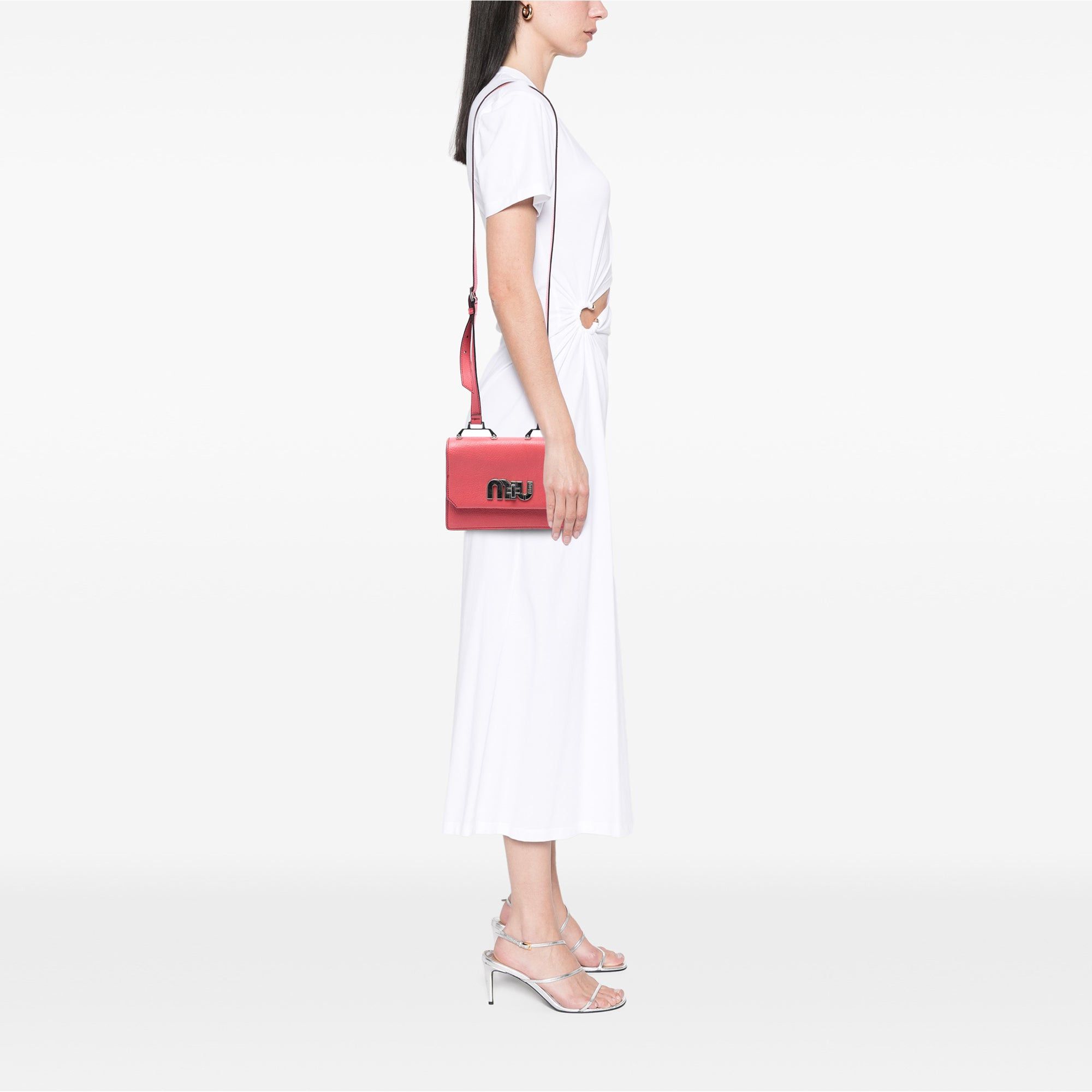 Miu Miu Goatskin Madras Miu Logo Crossbody Size ONE SIZE - 6 Thumbnail