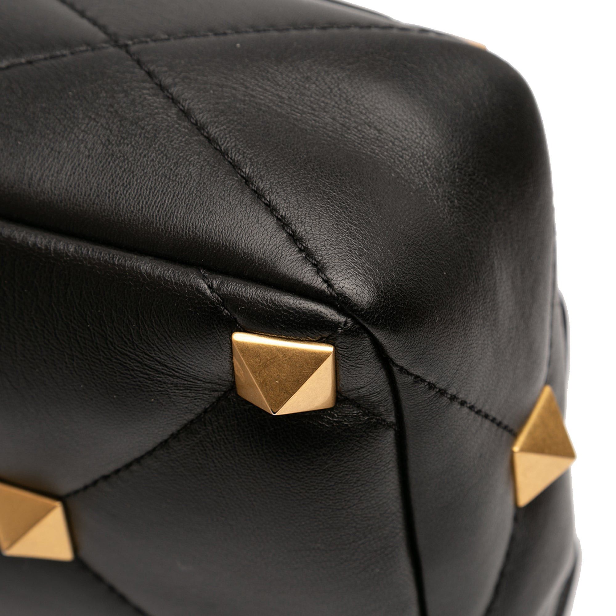 Valentino Large Nappa Roman Stud Satchel Size ONE SIZE - 7 Thumbnail