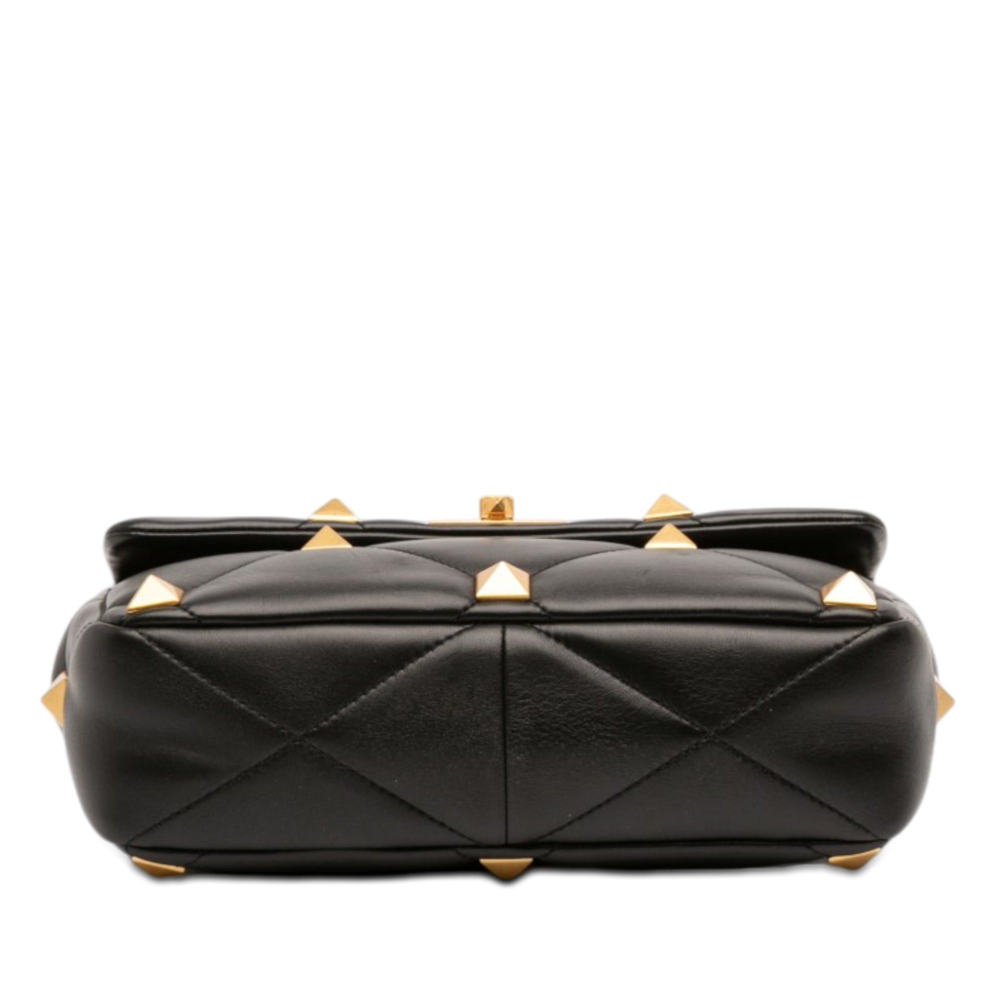 Valentino Large Nappa Roman Stud Satchel Size ONE SIZE - 3 Thumbnail