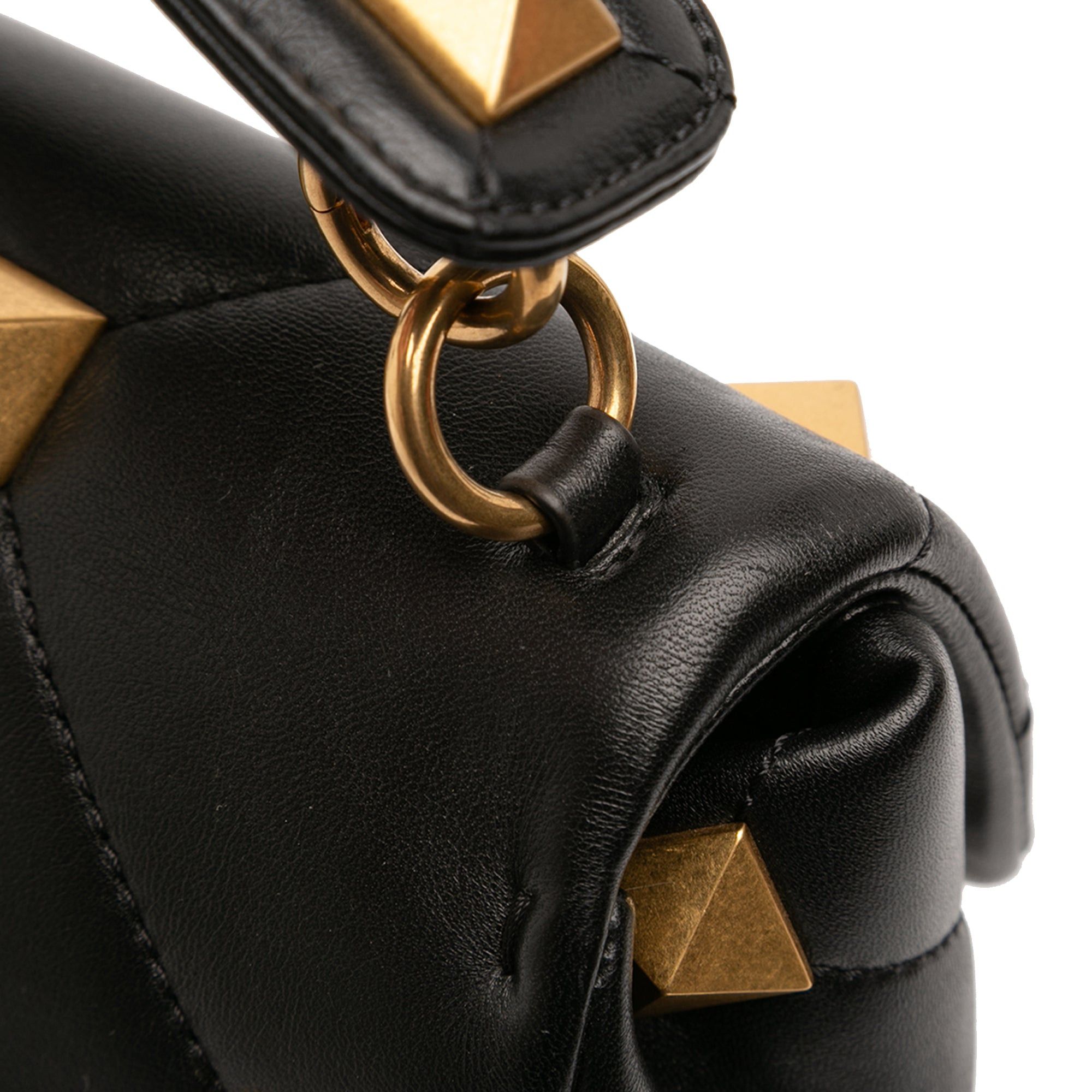 Valentino Large Nappa Roman Stud Satchel Size ONE SIZE - 8 Thumbnail