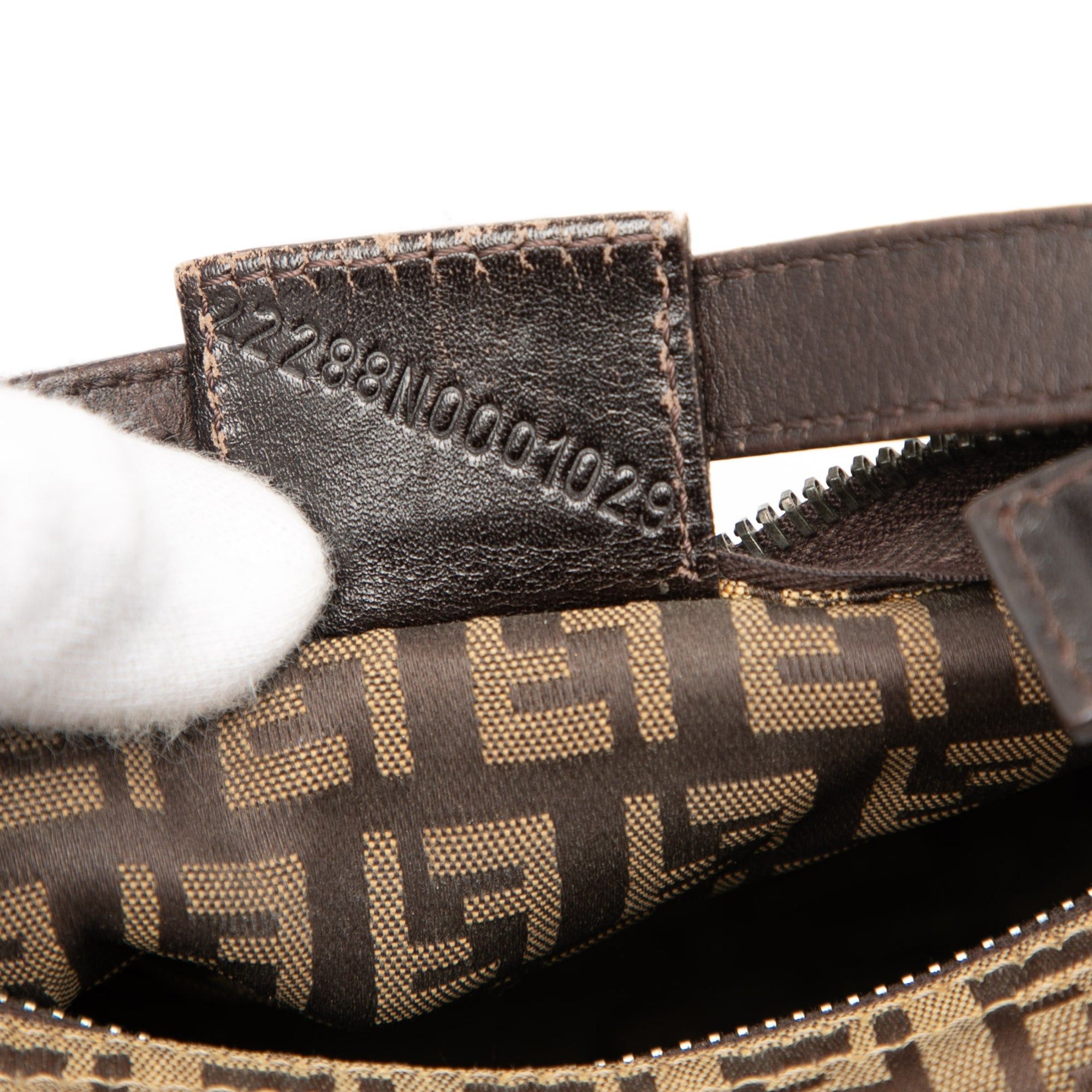 Fendi Zucchino Canvas Handbag Size ONE SIZE - 6 Thumbnail