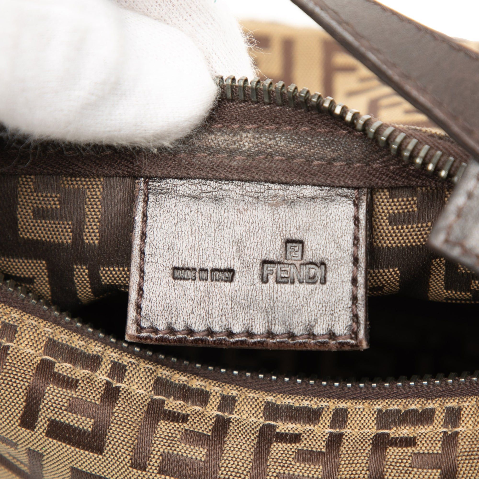Fendi Zucchino Canvas Handbag Size ONE SIZE - 5 Thumbnail