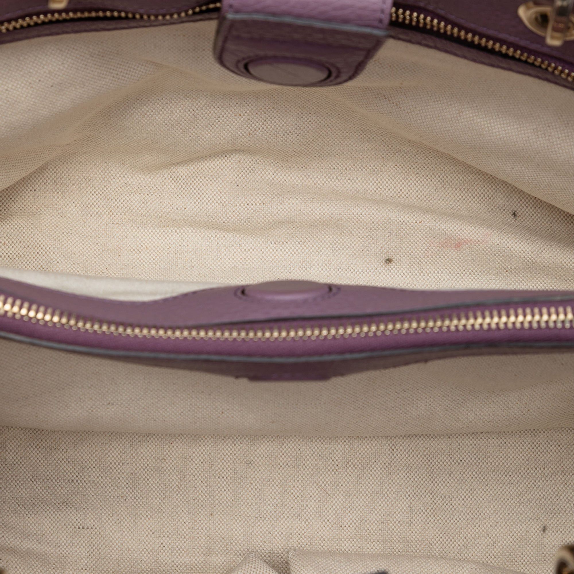 Gucci Medium Calfskin Bamboo Shopper Satchel Size ONE SIZE - 4 Thumbnail