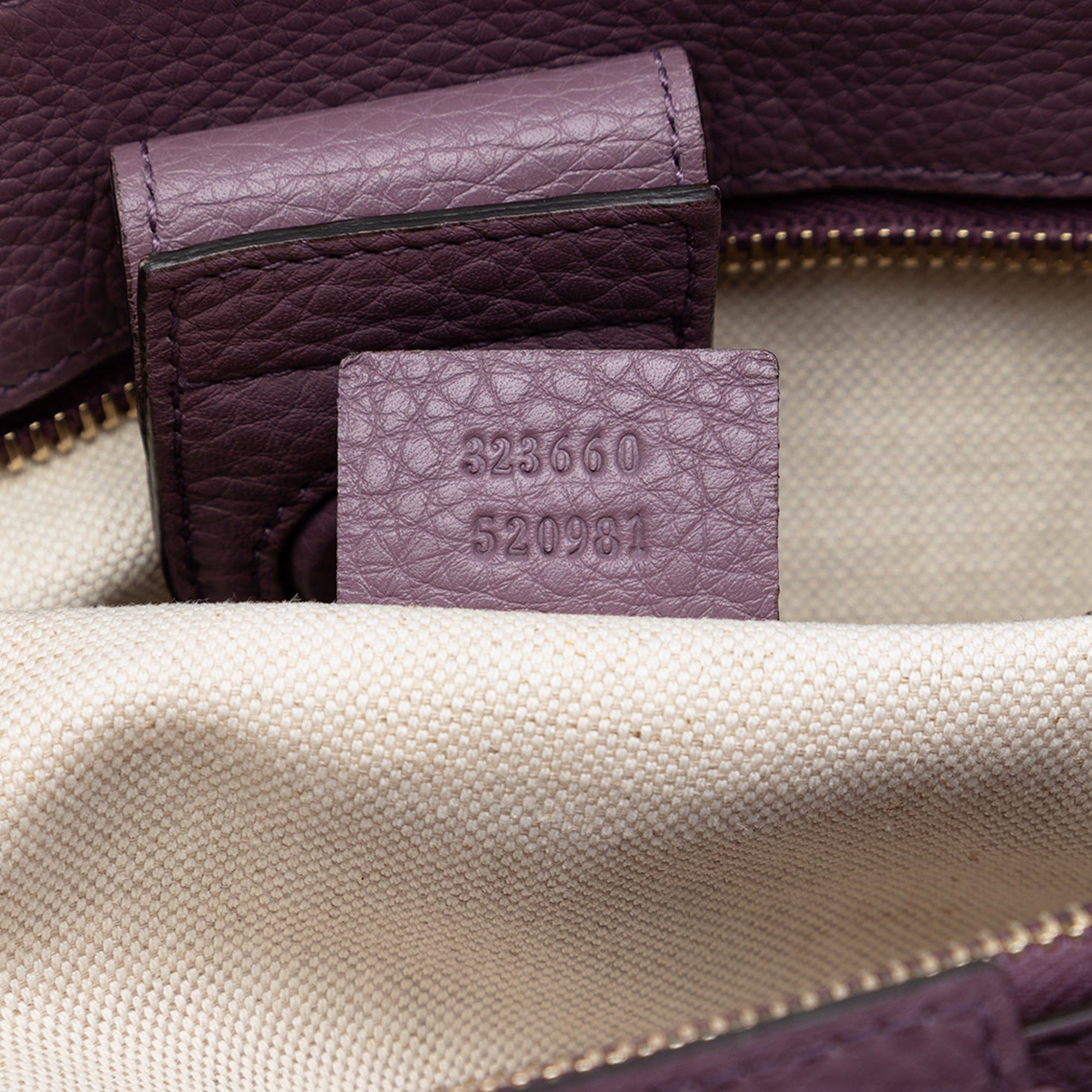 Gucci Medium Calfskin Bamboo Shopper Satchel Size ONE SIZE - 6 Thumbnail