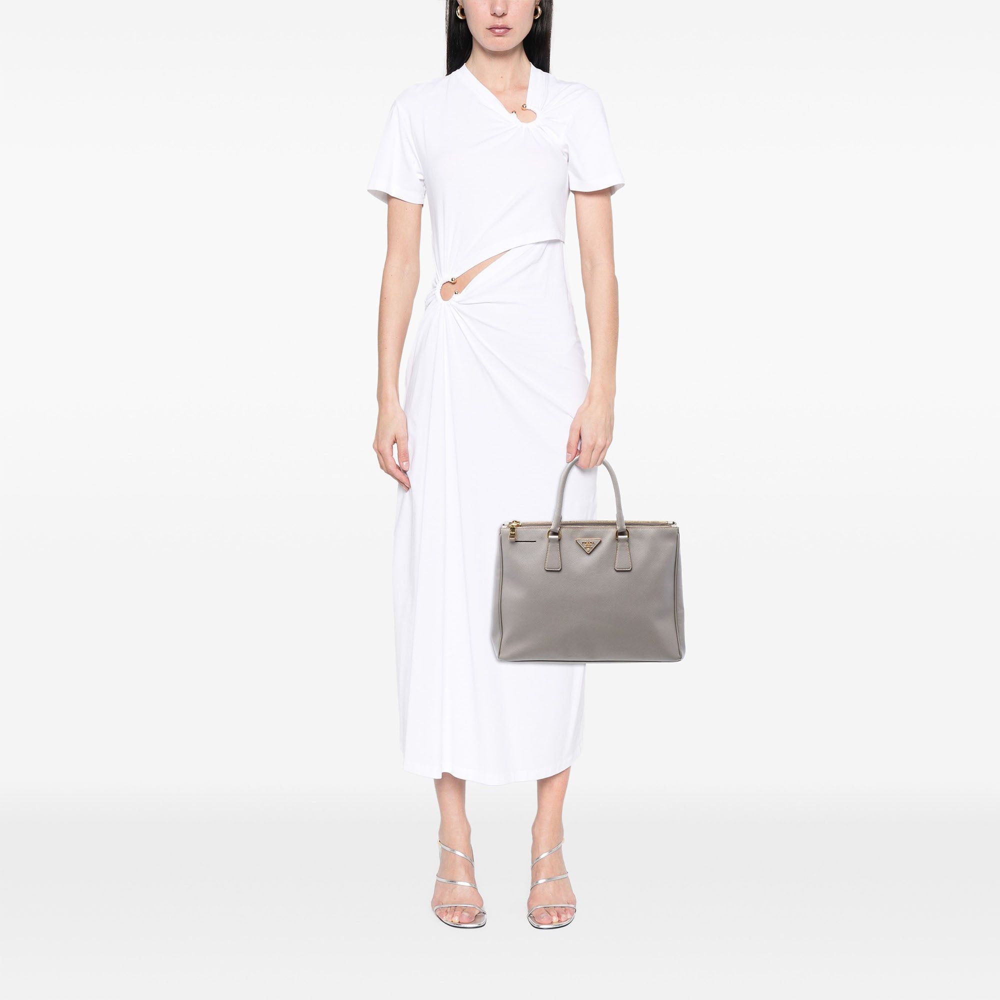 Prada Large Saffiano Lux Galleria Double Zip Tote Size ONE SIZE - 6 Thumbnail