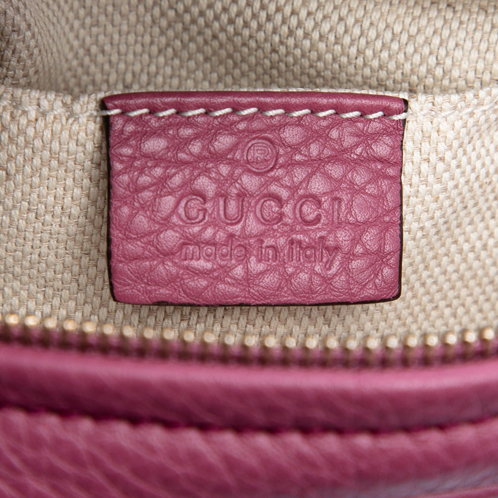 Gucci Mini Pebbled Calfskin Soho Chain Crossbody Size ONE SIZE - 6 Thumbnail