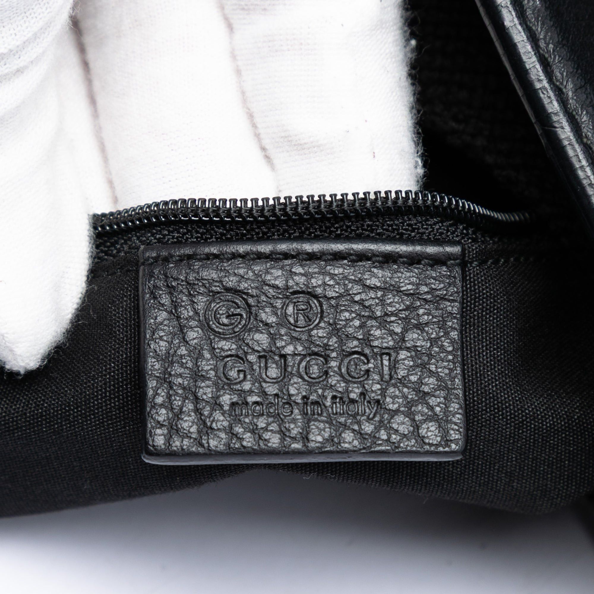 Guccissima Trimmed Canvas Colbert Shoulder Bag