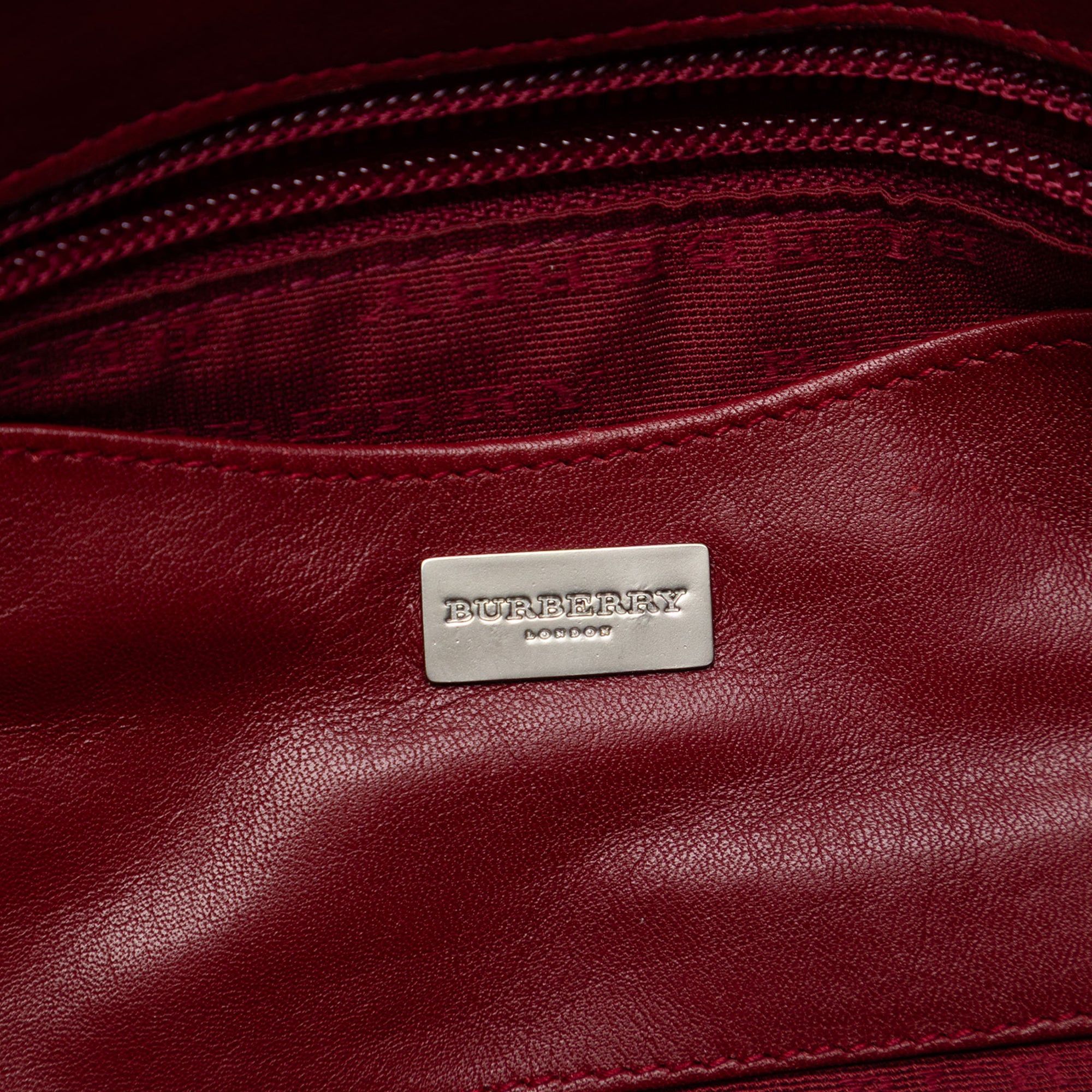 Burberry Mega Check Wool Shoulder Bag Size ONE SIZE - 5 Thumbnail