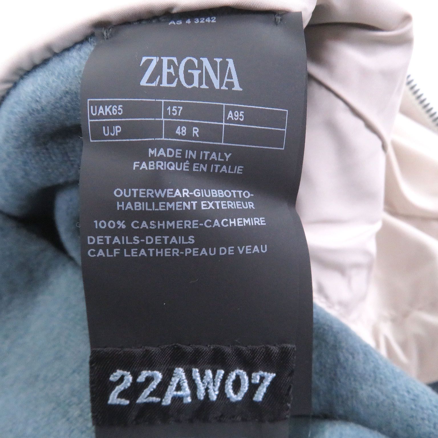 Other Zegna Zegna Blouson Cashmere Jacket Textile Outerwear DUTY FREE for USA Size ONE SIZE - 9 Thumbnail