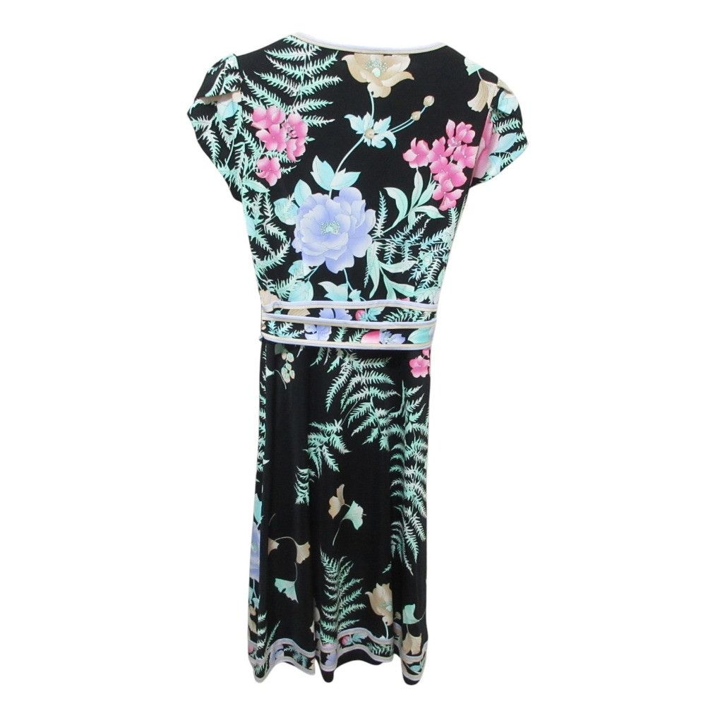 Other Leonard LEONARD FASHION Flower Print Stretch Dress Textile Dresses DUTY FREE for USA Size ONE SIZE - 2 Thumbnail