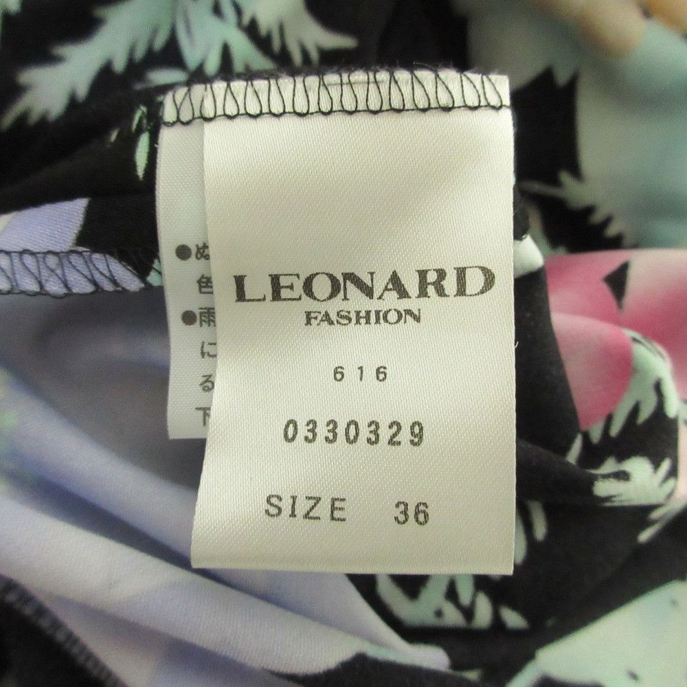 Other Leonard LEONARD FASHION Flower Print Stretch Dress Textile Dresses DUTY FREE for USA Size ONE SIZE - 6 Thumbnail