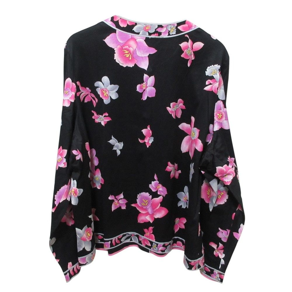 Other Leonard LEONARD FASHION Flower Print Cotton Collarless Jacket Textile Outerwear DUTY FREE for USA Size ONE SIZE - 2 Thumbnail