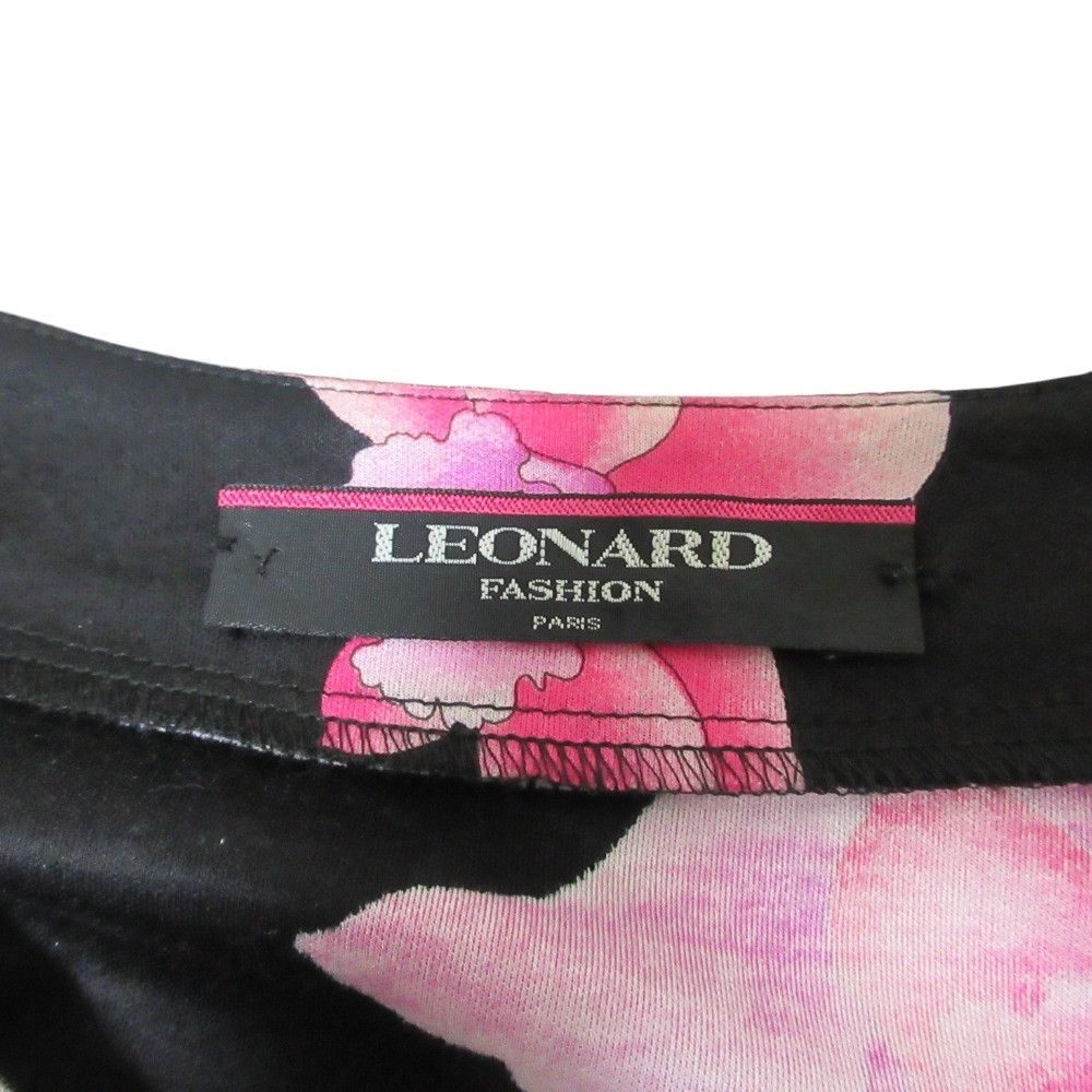 Other Leonard LEONARD FASHION Flower Print Cotton Collarless Jacket Textile Outerwear DUTY FREE for USA Size ONE SIZE - 3 Thumbnail