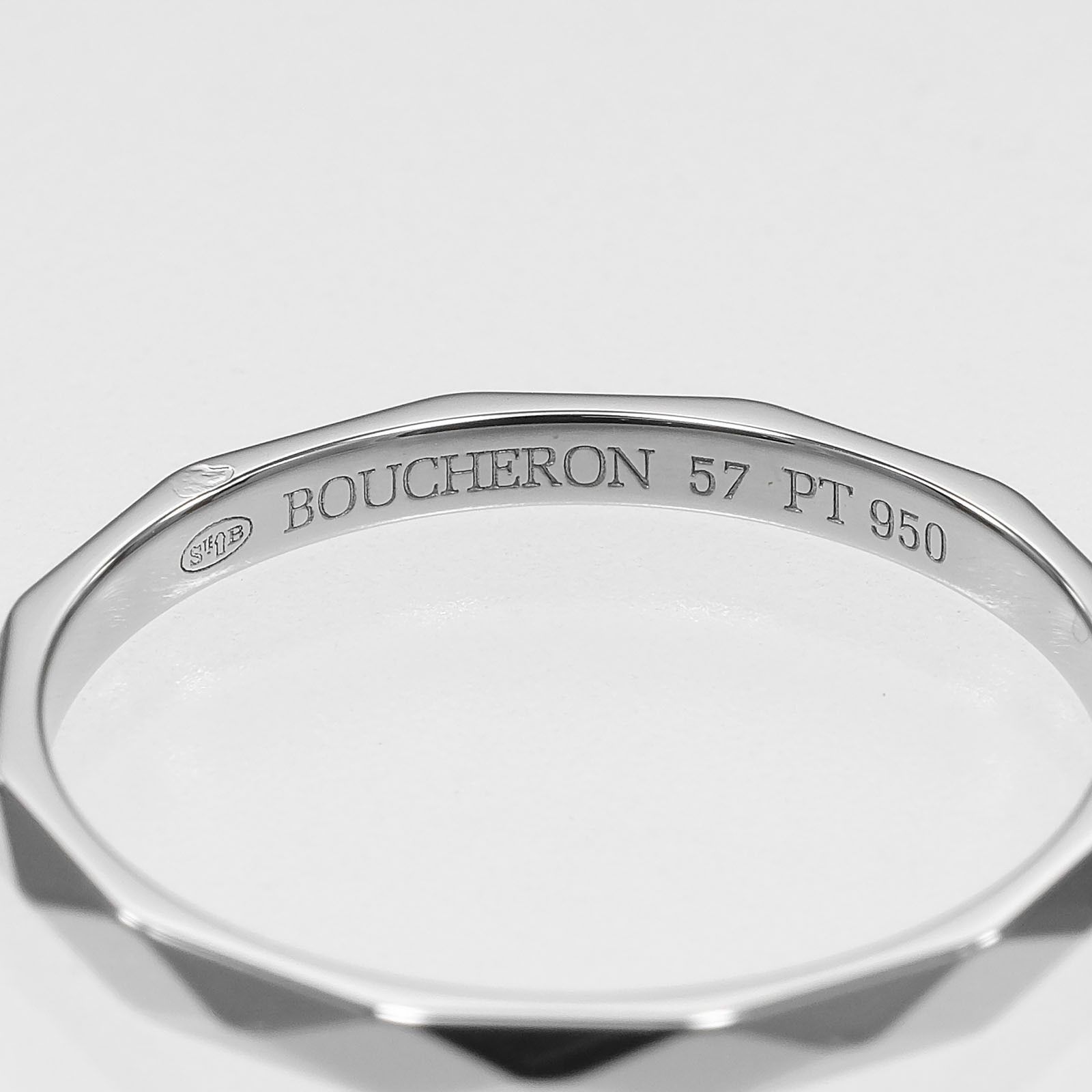 Other Boucheron Boucheron Facette Small Pt950 Platinum Ring Size 16 Precious Metal Ring DUTY FREE for USA Size ONE SIZE - 4 Thumbnail