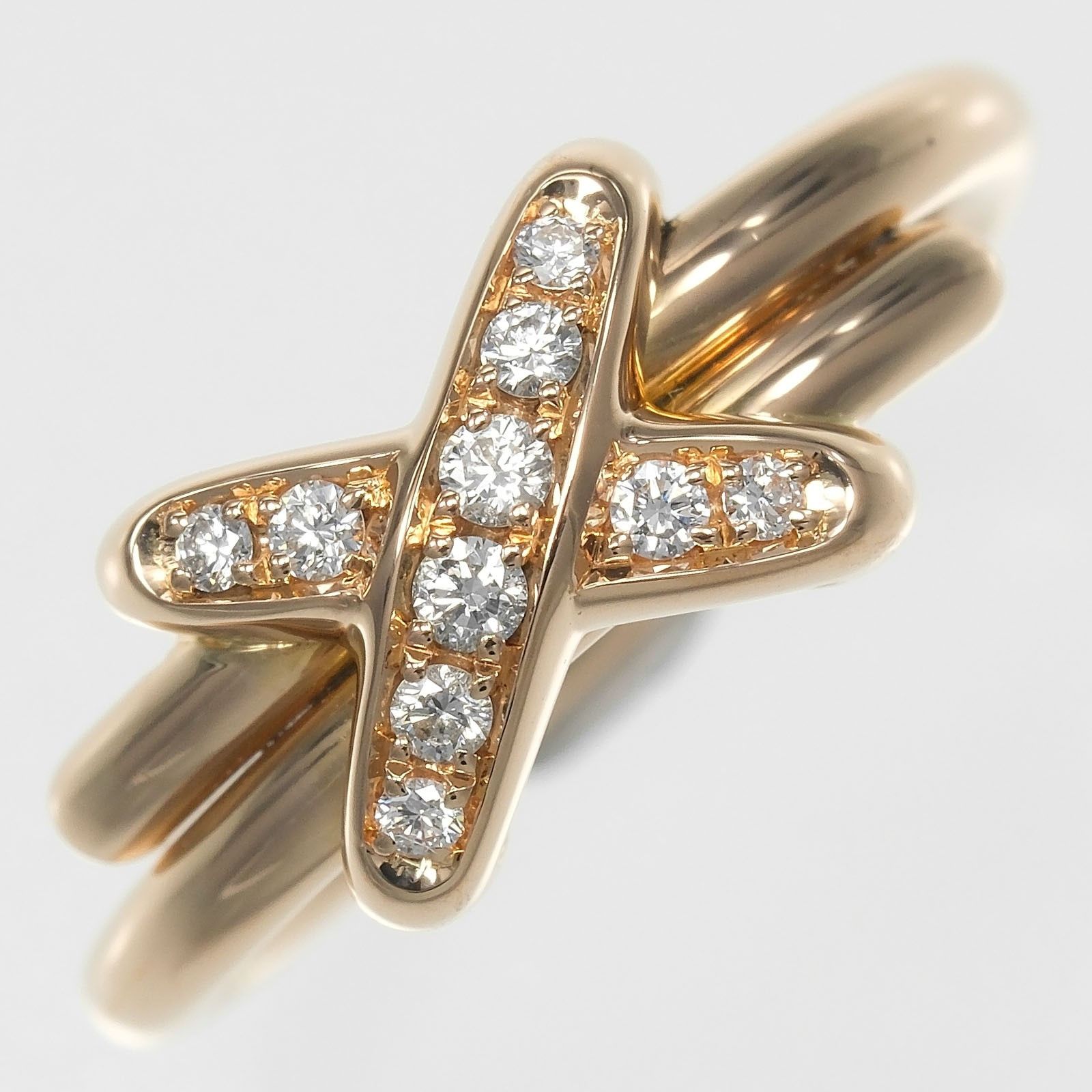 Other Chaumet Chaumet Liens Au750 Pink Gold Diamond Ring Precious Metal Ring DUTY FREE for USA Size ONE SIZE - 5 Thumbnail