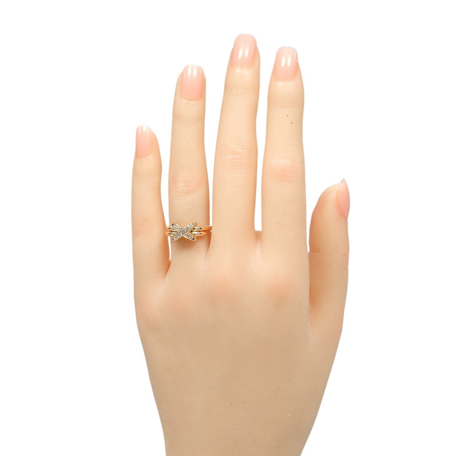 Other Chaumet Chaumet Liens Au750 Pink Gold Diamond Ring Precious Metal Ring DUTY FREE for USA Size ONE SIZE - 2 Thumbnail
