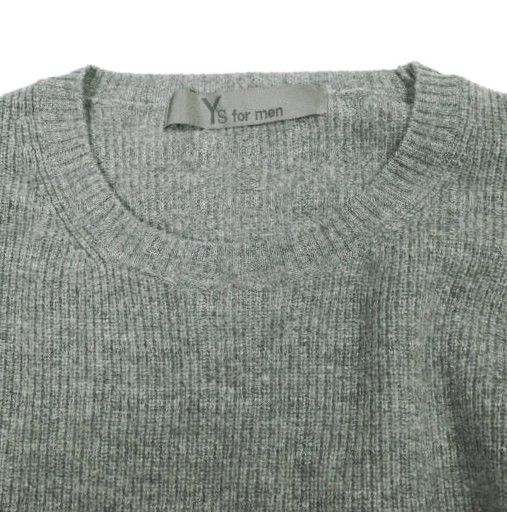 Other Yoji Yamamoto Yohji Yamamoto BLOCKING KNIT WITH ROUND NECK Wool Sweater Textile Tops MO-K43-184 DUTY FREE for USA Size ONE SIZE - 3 Thumbnail