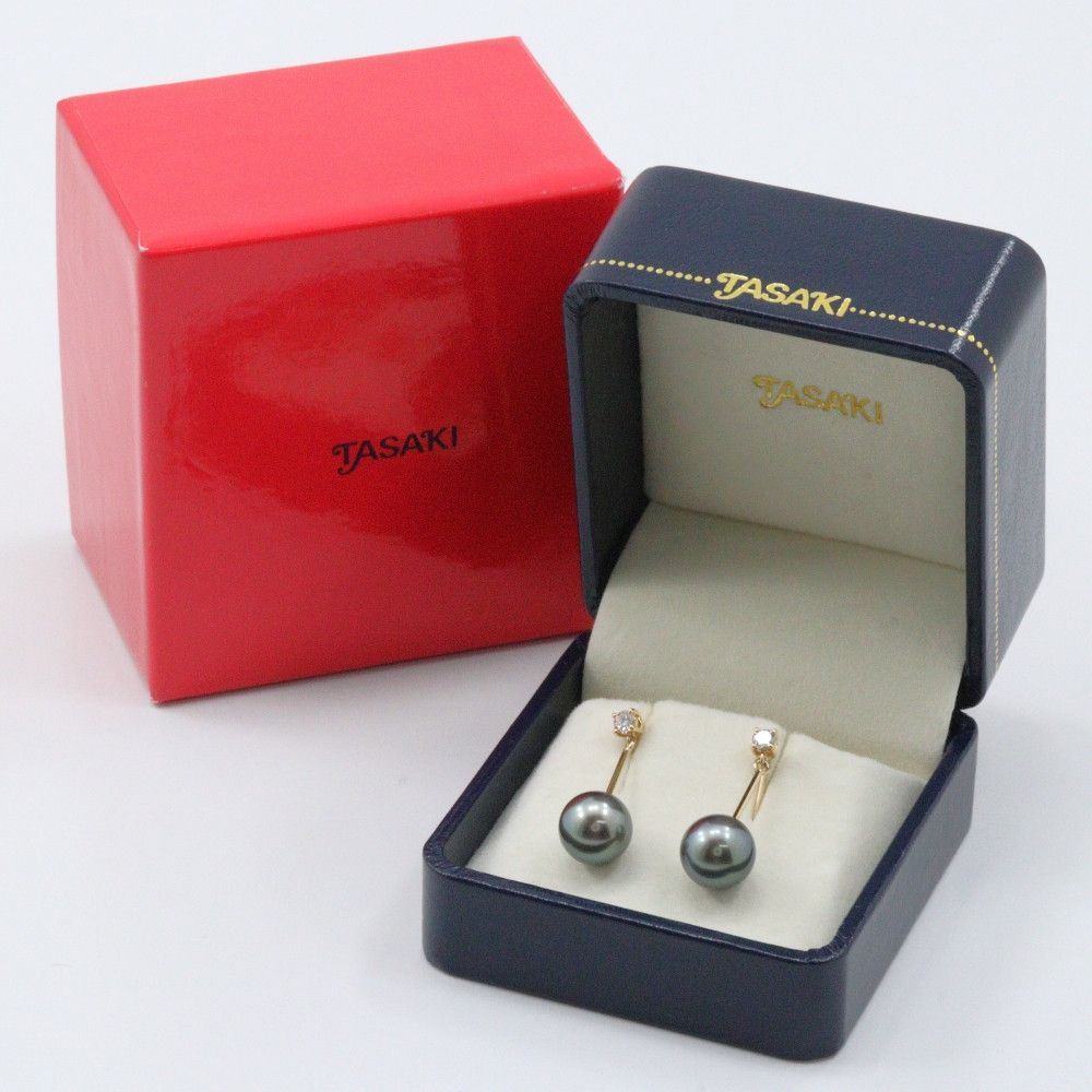 Other Tasaki TASAKI Au750 Pearl Diamond Earrings Precious Metal Earrings DUTY FREE for USA Size ONE SIZE - 9 Thumbnail