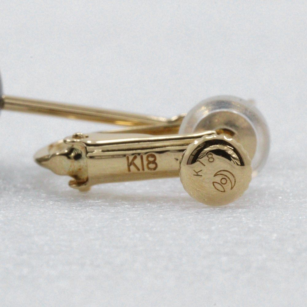 Other Tasaki TASAKI Au750 Pearl Diamond Earrings Precious Metal Earrings DUTY FREE for USA Size ONE SIZE - 8 Thumbnail