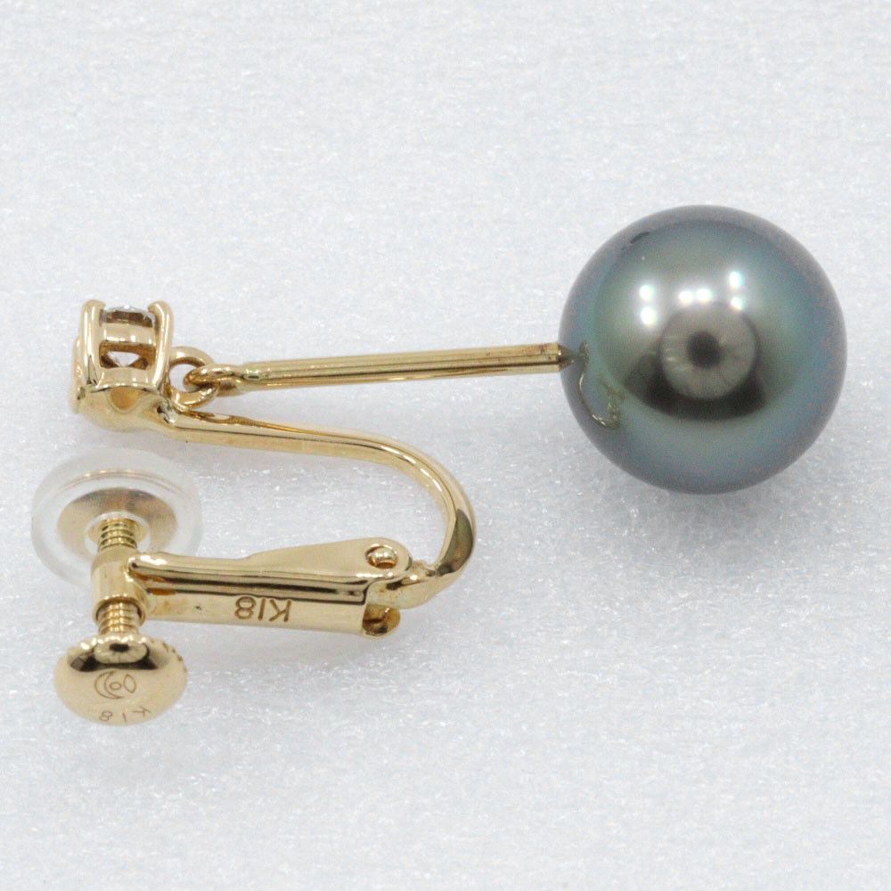Other Tasaki TASAKI Au750 Pearl Diamond Earrings Precious Metal Earrings DUTY FREE for USA Size ONE SIZE - 5 Thumbnail