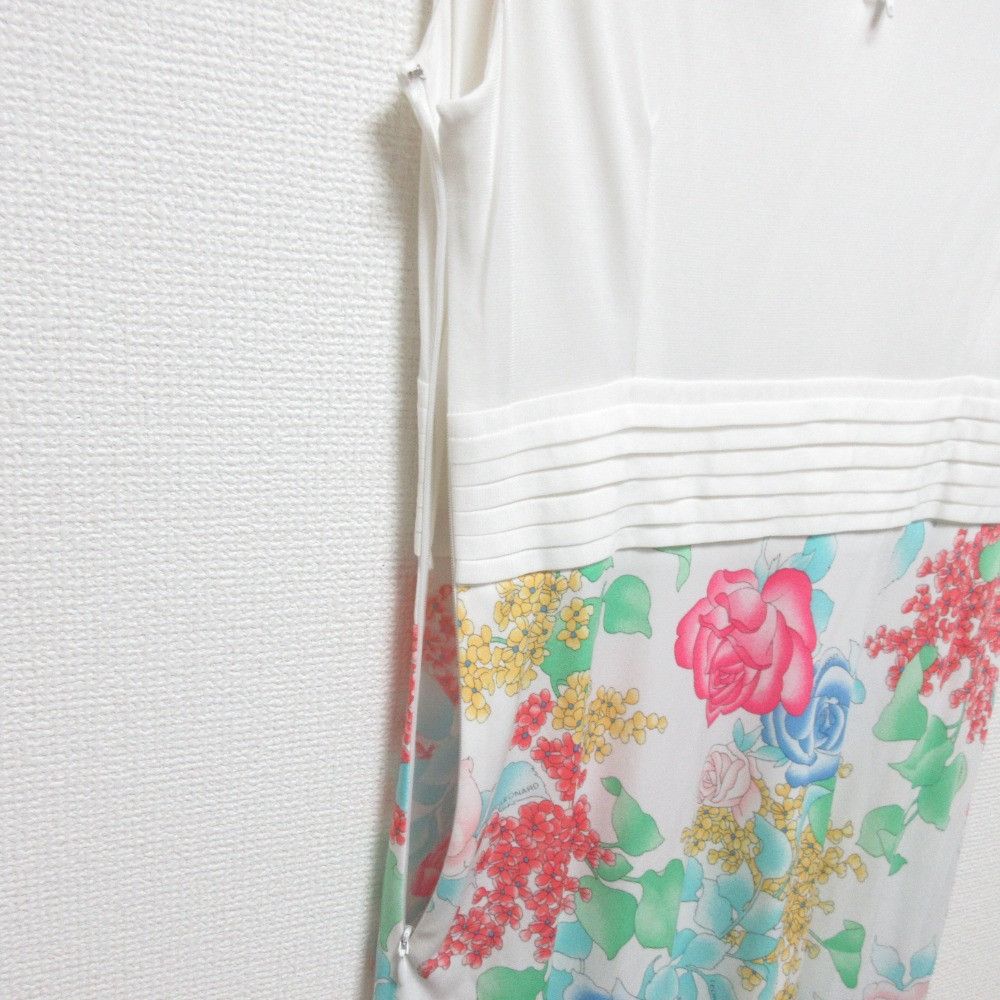 Other Leonard LEONARD Flower Print Stretch Dress Textile Dresses DUTY FREE for USA Size ONE SIZE - 6 Thumbnail