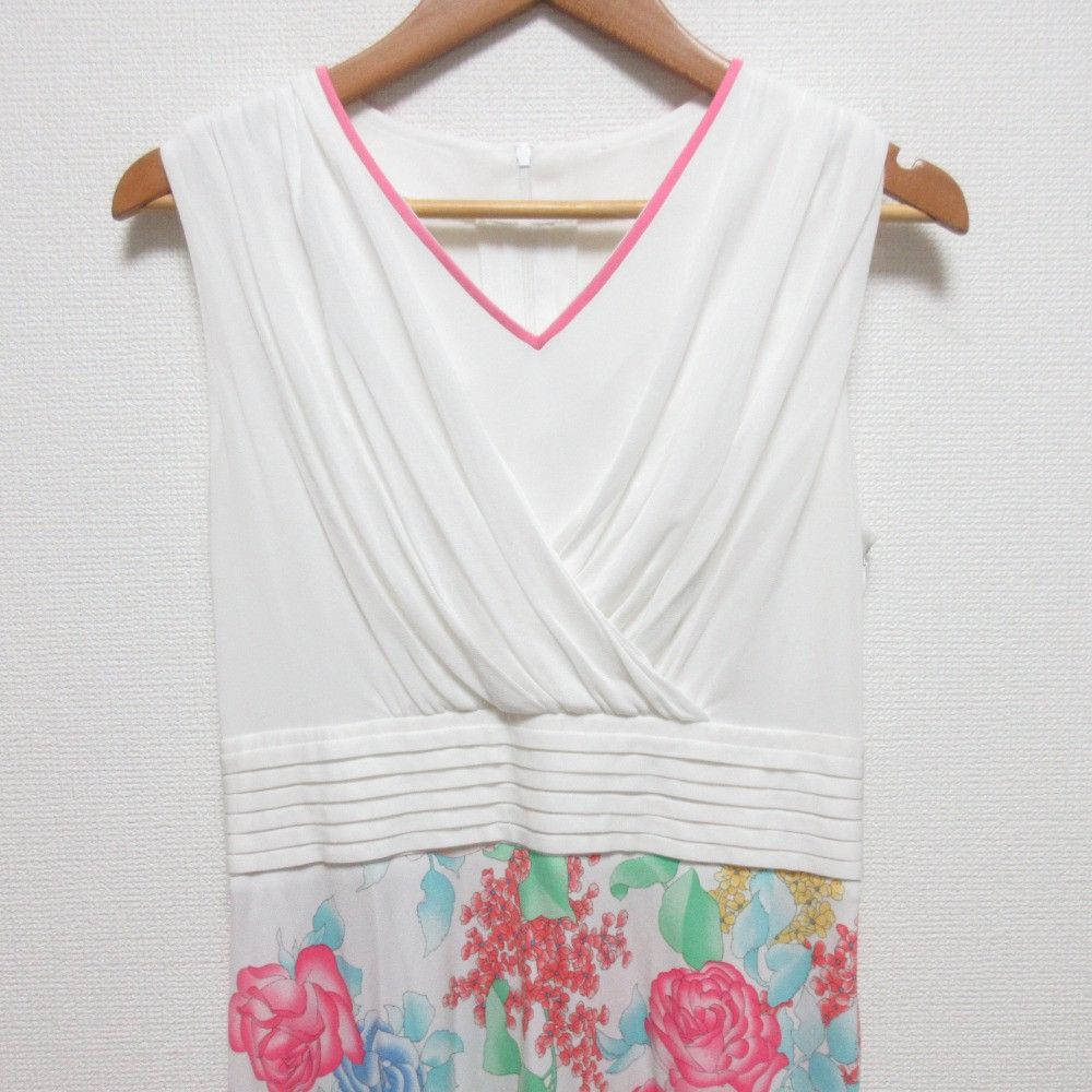 Other Leonard LEONARD Flower Print Stretch Dress Textile Dresses DUTY FREE for USA Size ONE SIZE - 3 Thumbnail