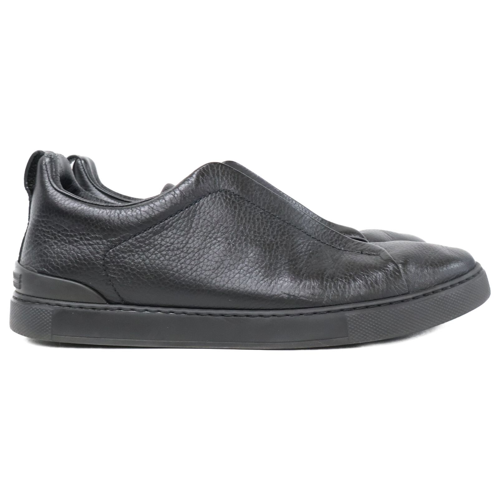 Other Zegna Zegna Triple Stitch Leather Sneakers Leather Shoes S46672 DUTY FREE for USA Size ONE SIZE - 4 Thumbnail