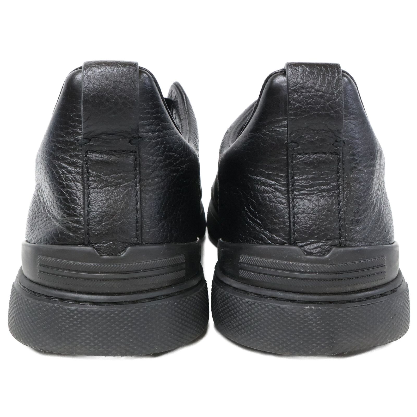 Other Zegna Zegna Triple Stitch Leather Sneakers Leather Shoes S46672 DUTY FREE for USA Size ONE SIZE - 3 Thumbnail