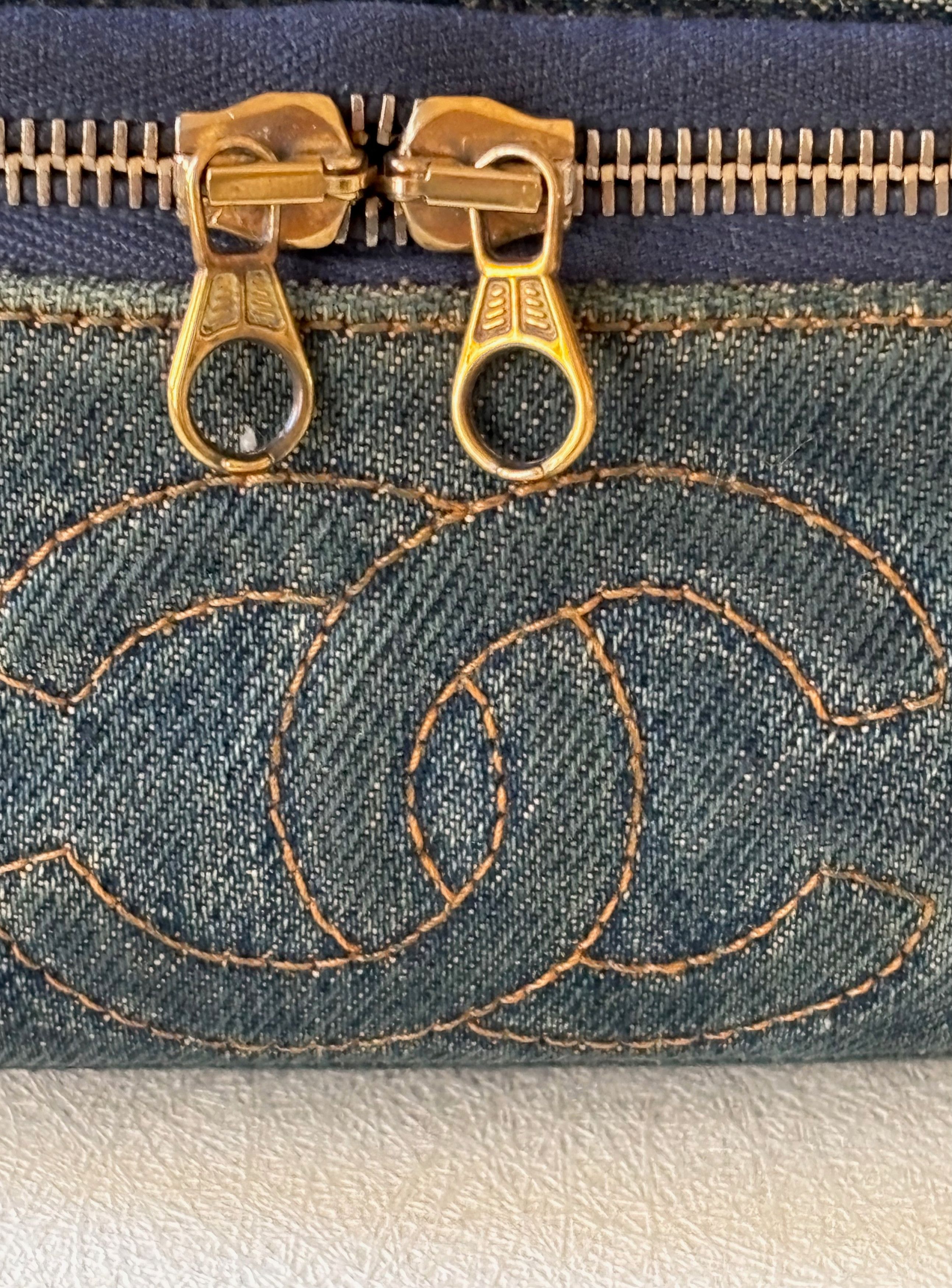 Chanel Vanity Case Denim Size ONE SIZE - 2 Thumbnail