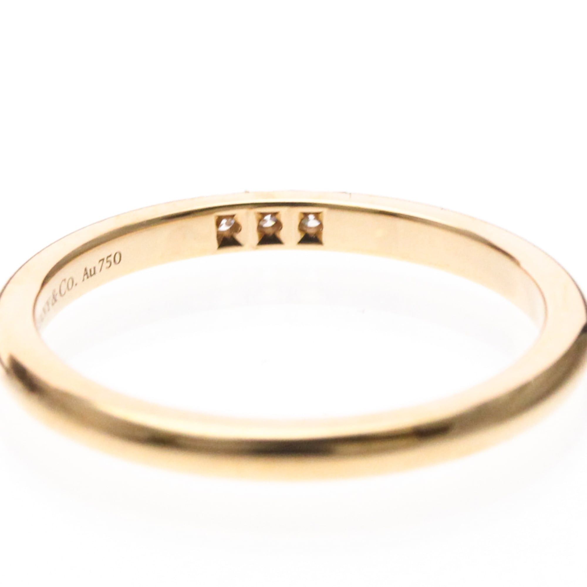 Tiffany & Co. Tiffany Forever Band Ring With 3 Diamonds Pink Gold (18K) Fashion Diamond Band Ring Pink Gold Size ONE SIZE - 7 Thumbnail